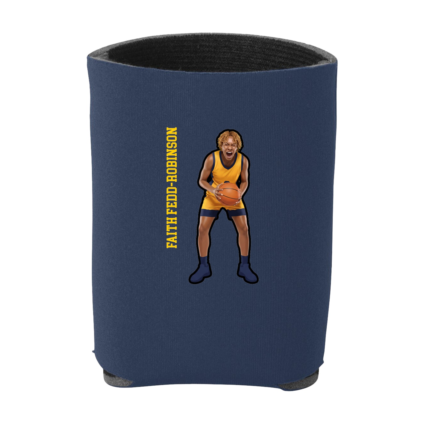 Can Holder — Name Vertical in Navy