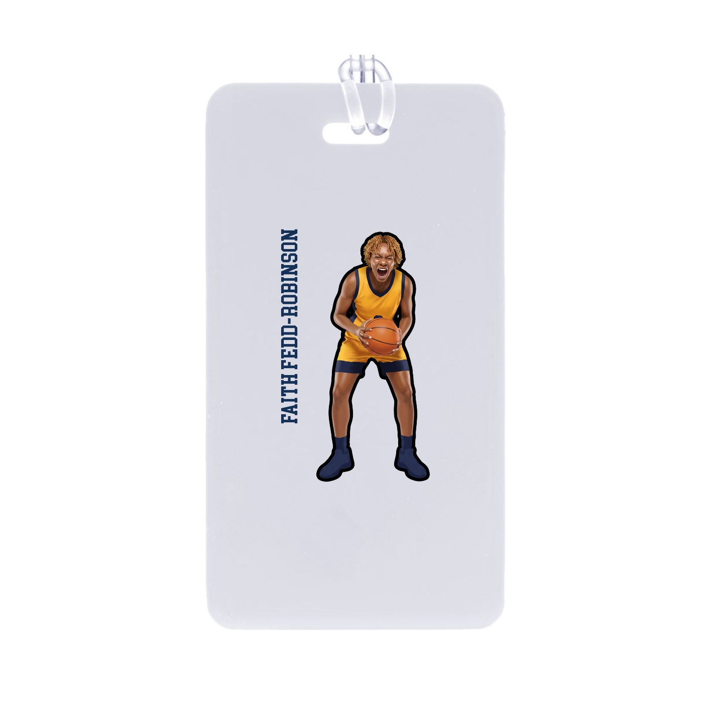 Bag Tag — Name Vertical in Classic