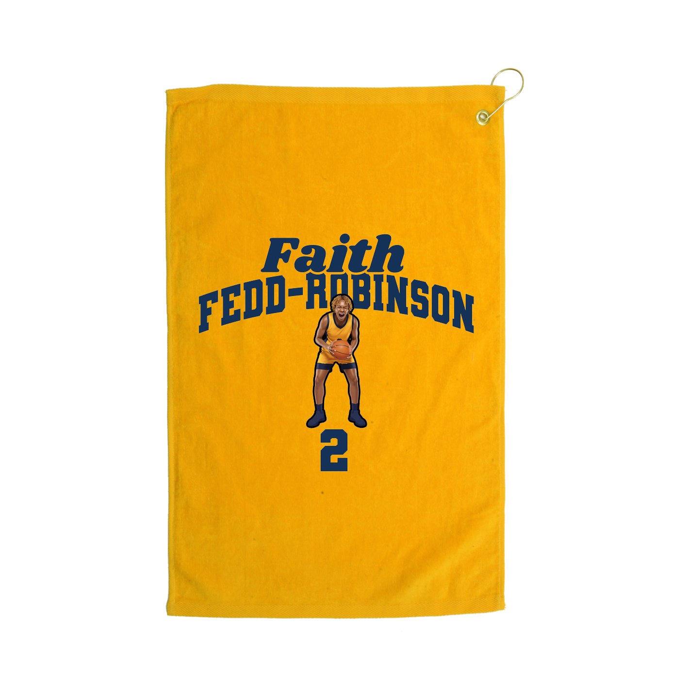 Golf Towel — Signature Arch in Gold