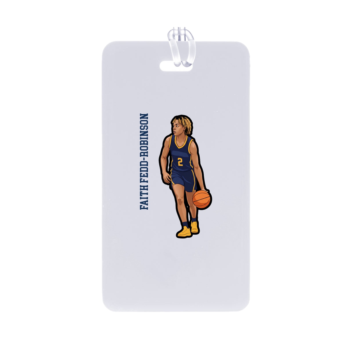 Bag Tag — Name Vertical in Classic