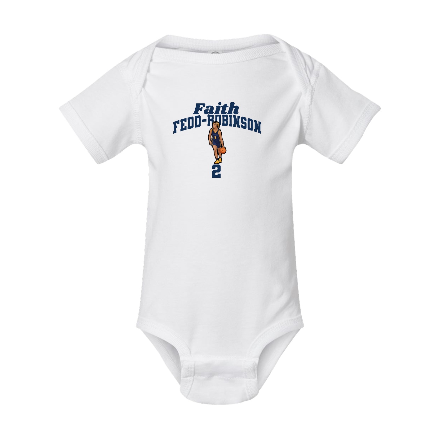 Baby Onesie — Signature Arch in White