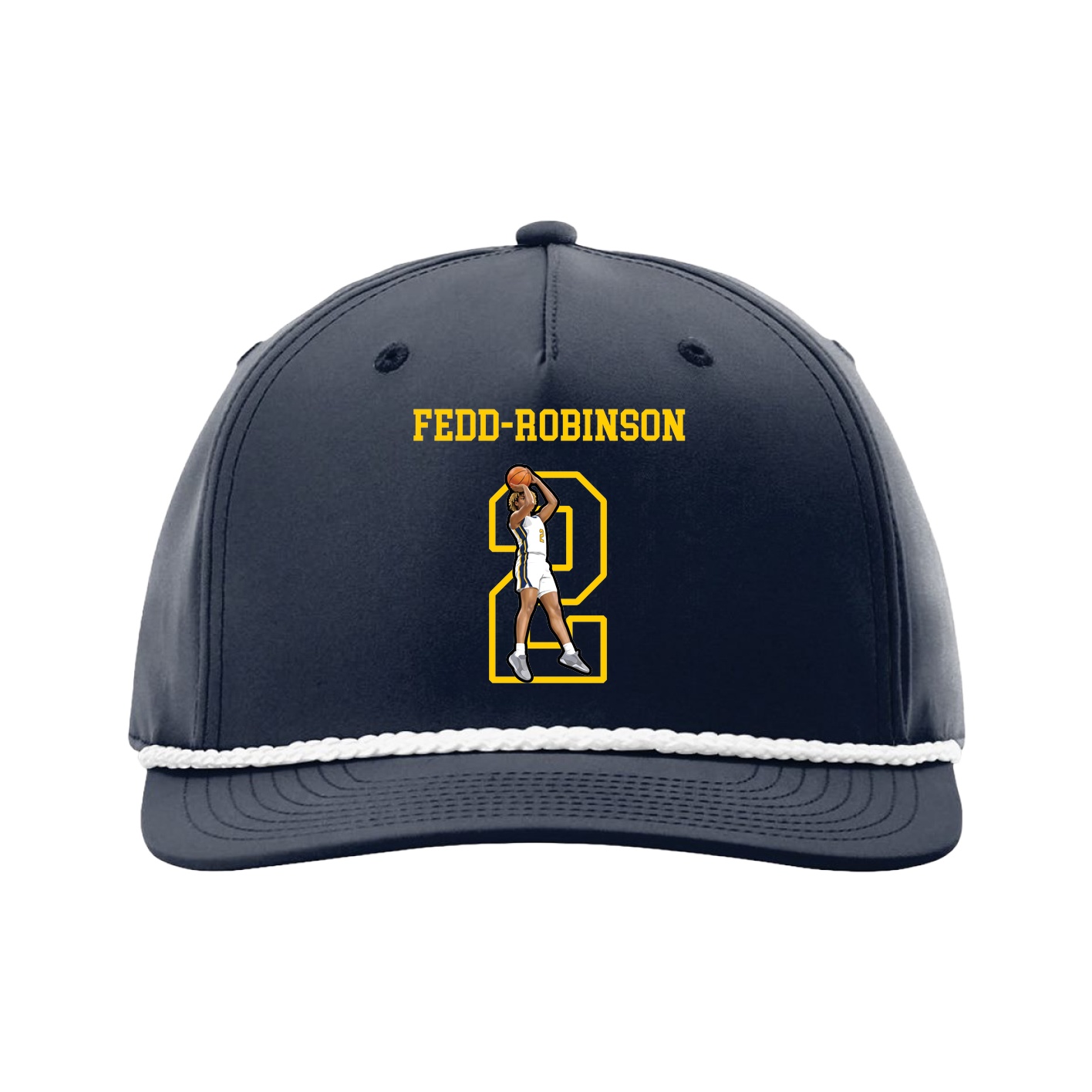 Five-Panel Classic Rope Cap — Shirsey in Navy