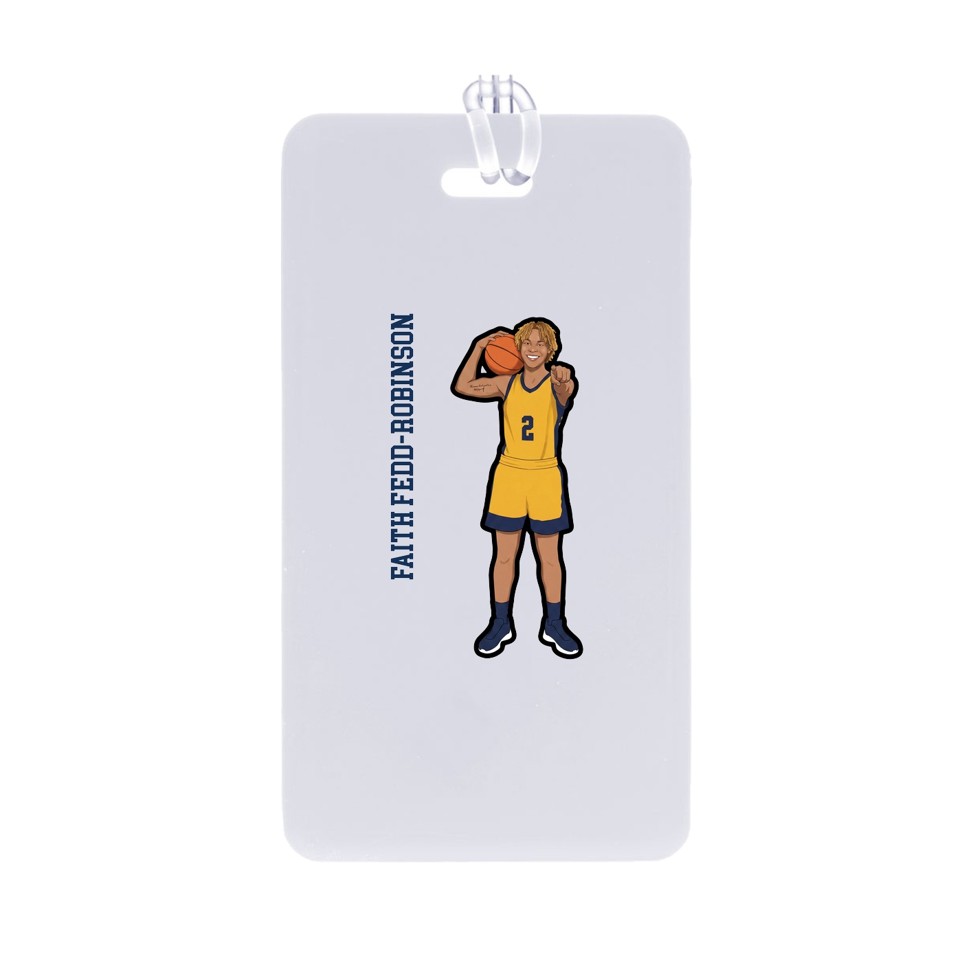 Bag Tag — Name Vertical in Classic