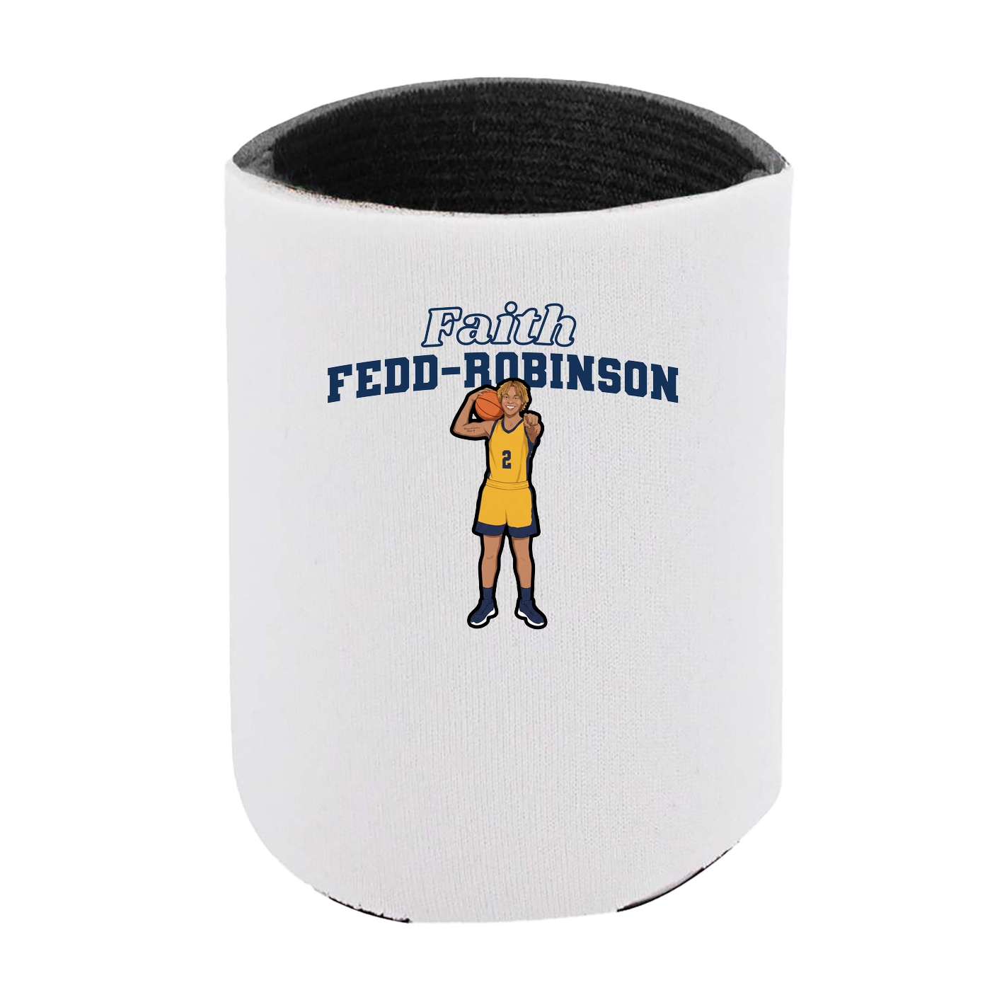 Can Holder — Name Arch in White