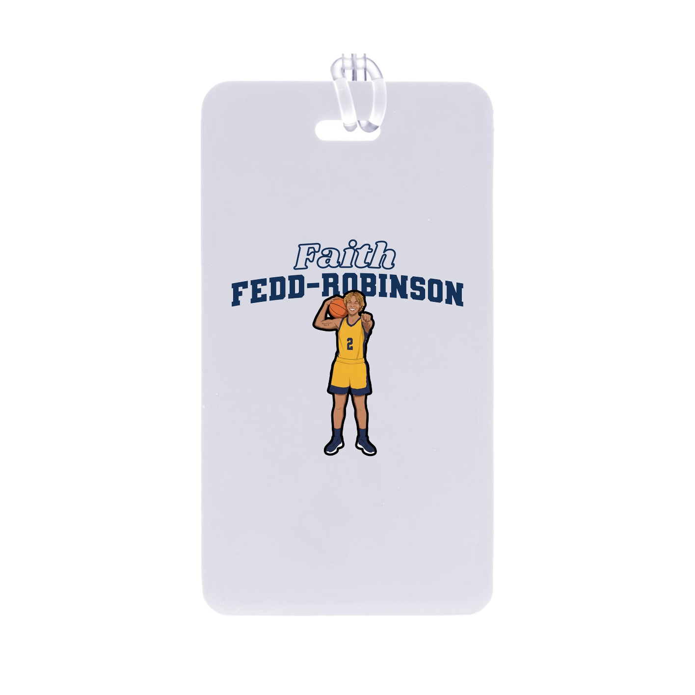 Bag Tag — Name Arch in Classic