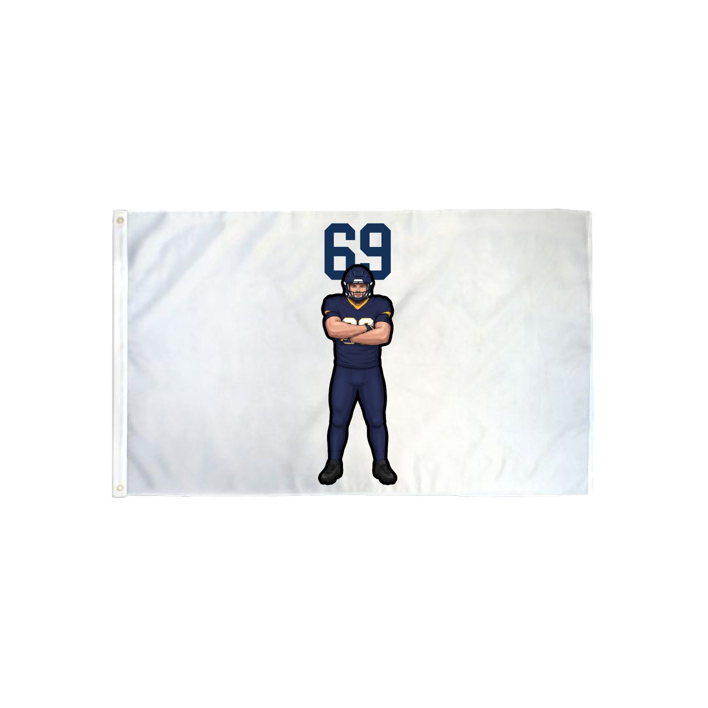 3x5 Flag — Number Top in Classic