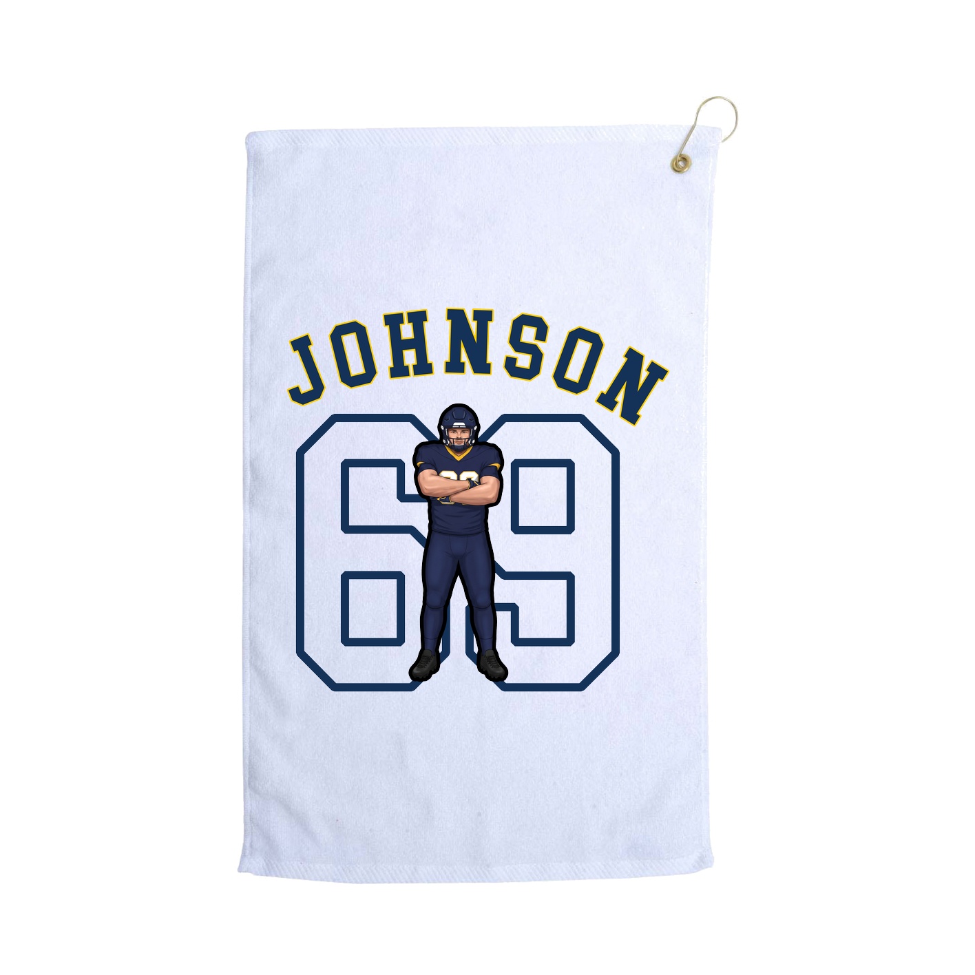 Golf Towel — Shirsey Arch in White