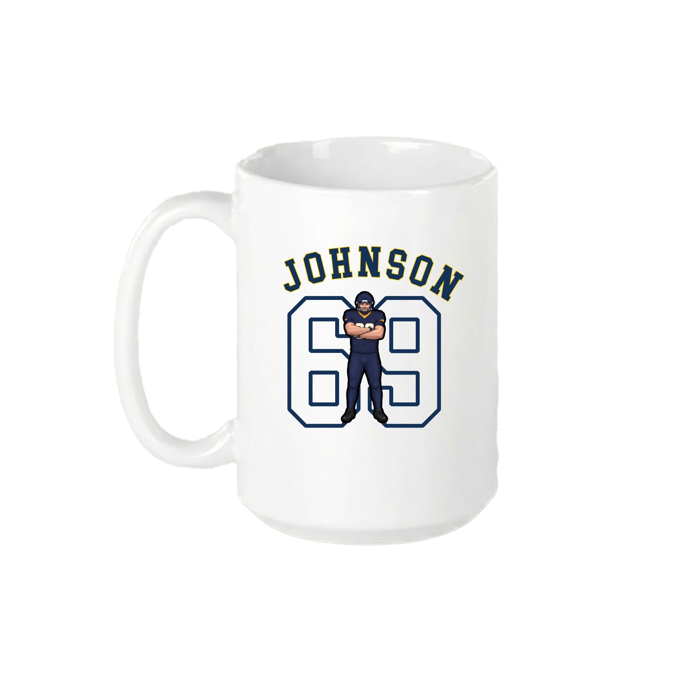 15oz Coffee Mug — Shirsey Arch in White