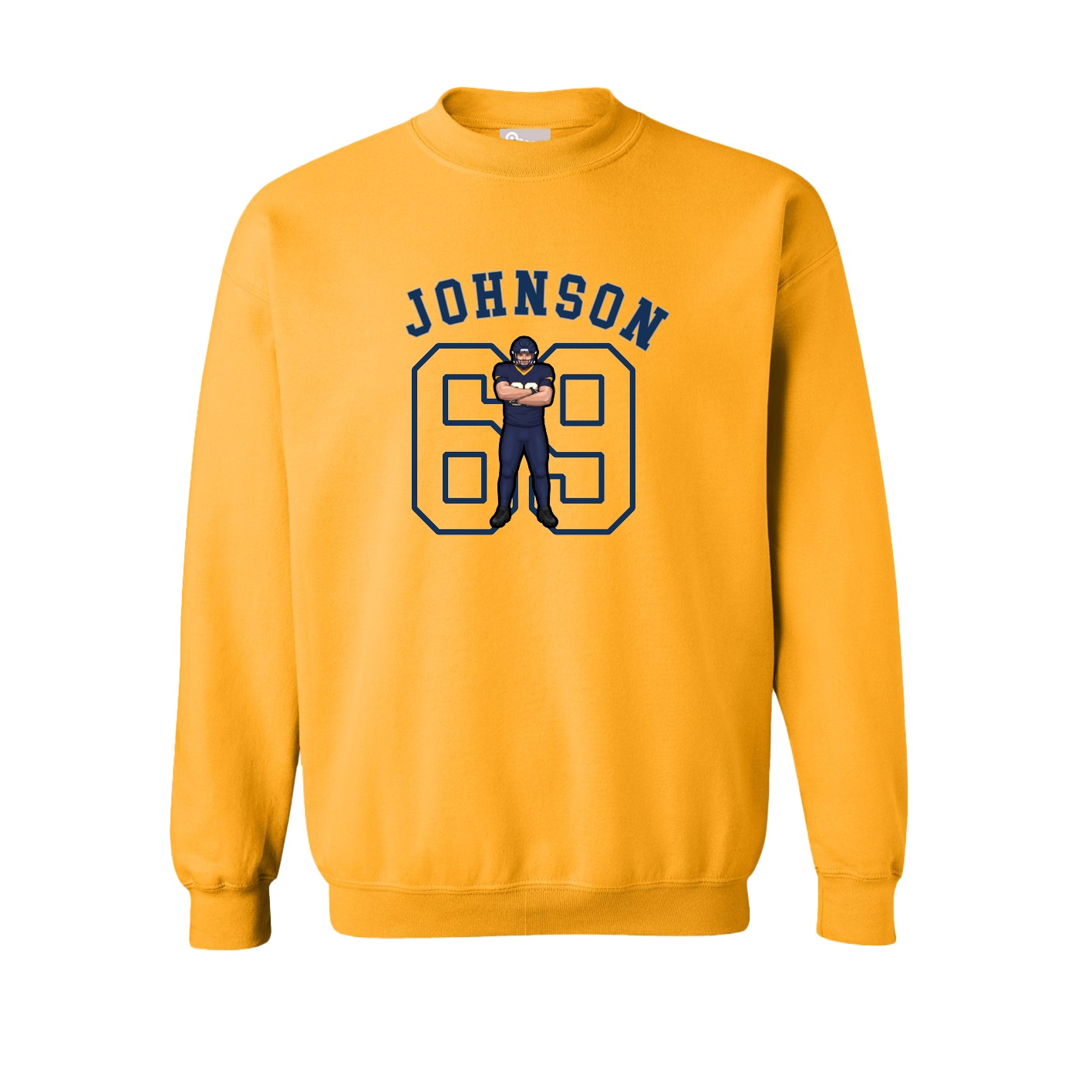 Fleece Crew — Shirsey Arch in Gold
