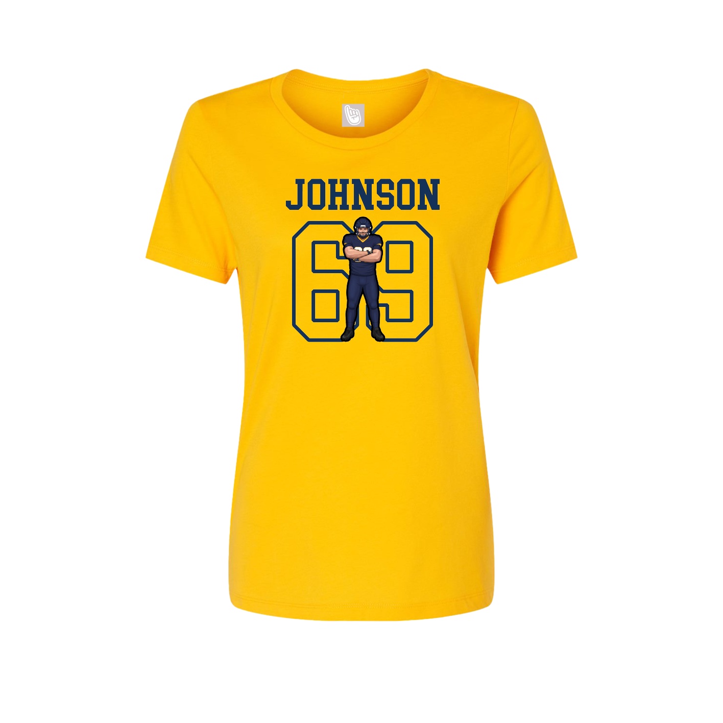 Fitted Women's Tee — Shirsey in Gold