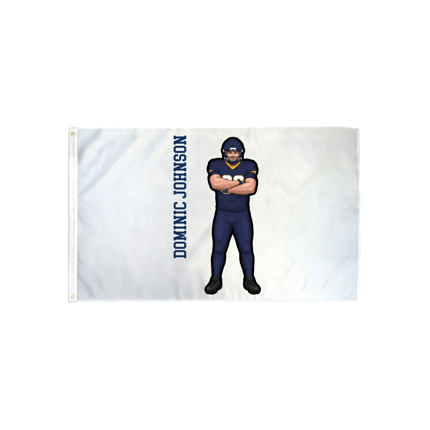 3x5 Flag — Name Vertical in Classic