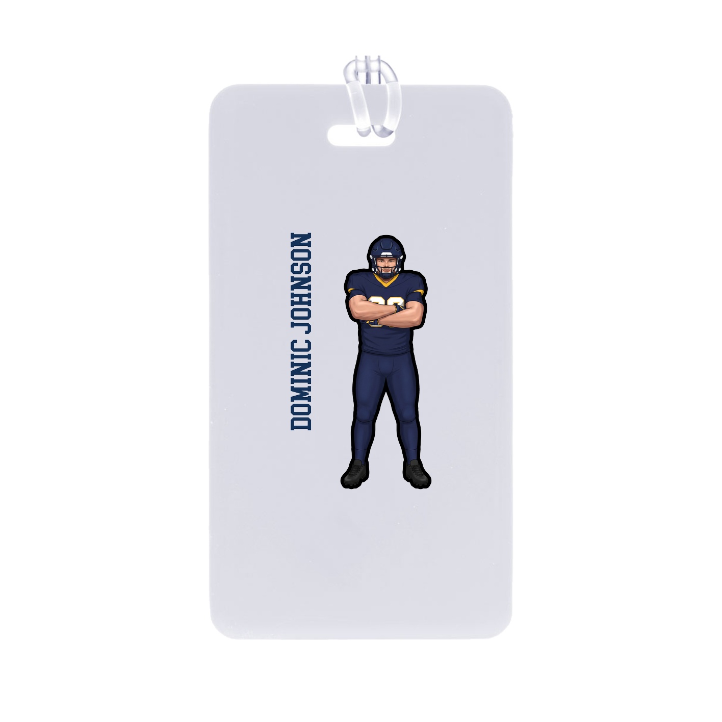 Bag Tag — Name Vertical in Classic
