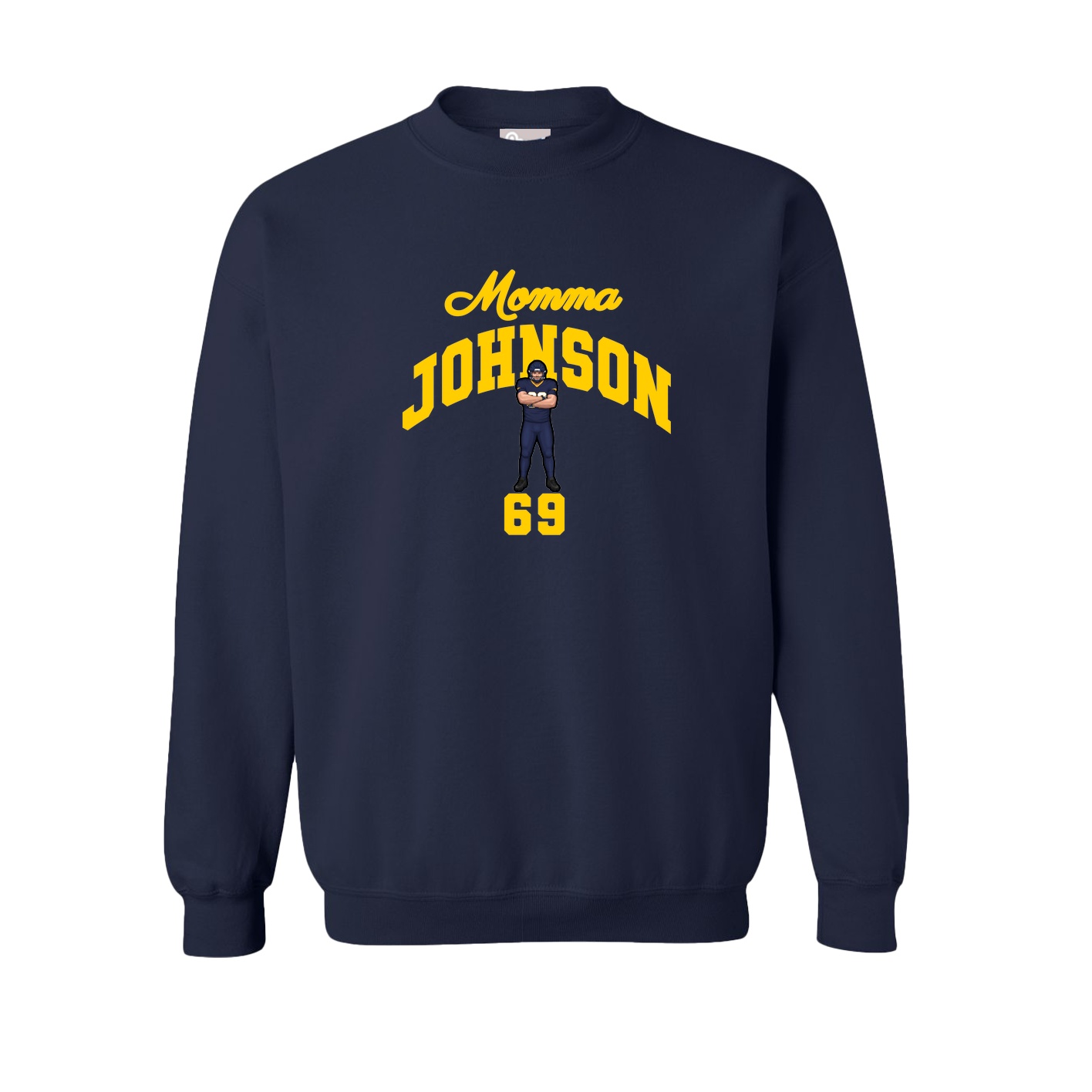 Fleece Crew — Mothers Day Arch in Navy