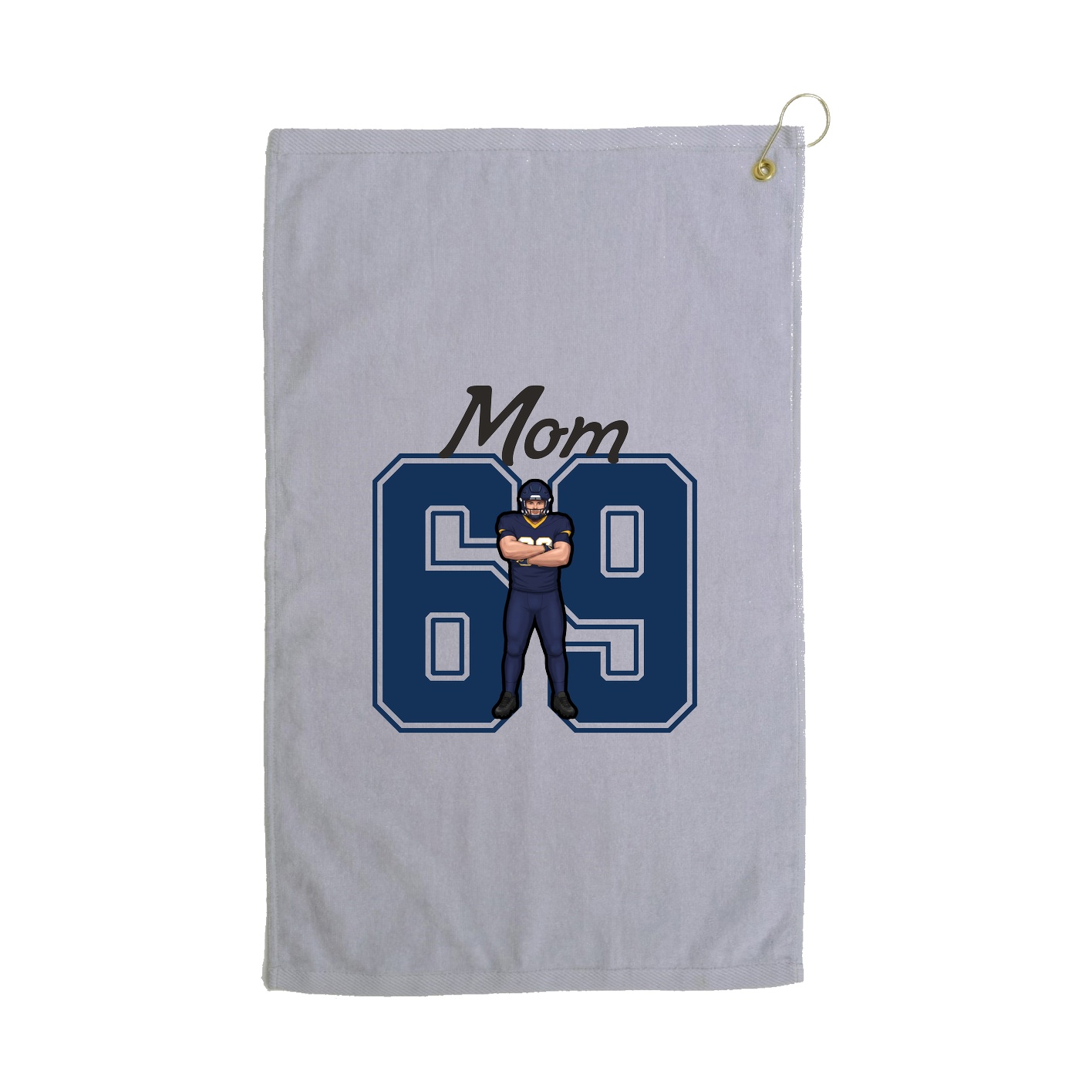 Golf Towel — Mothers Day Shirsey in Grey