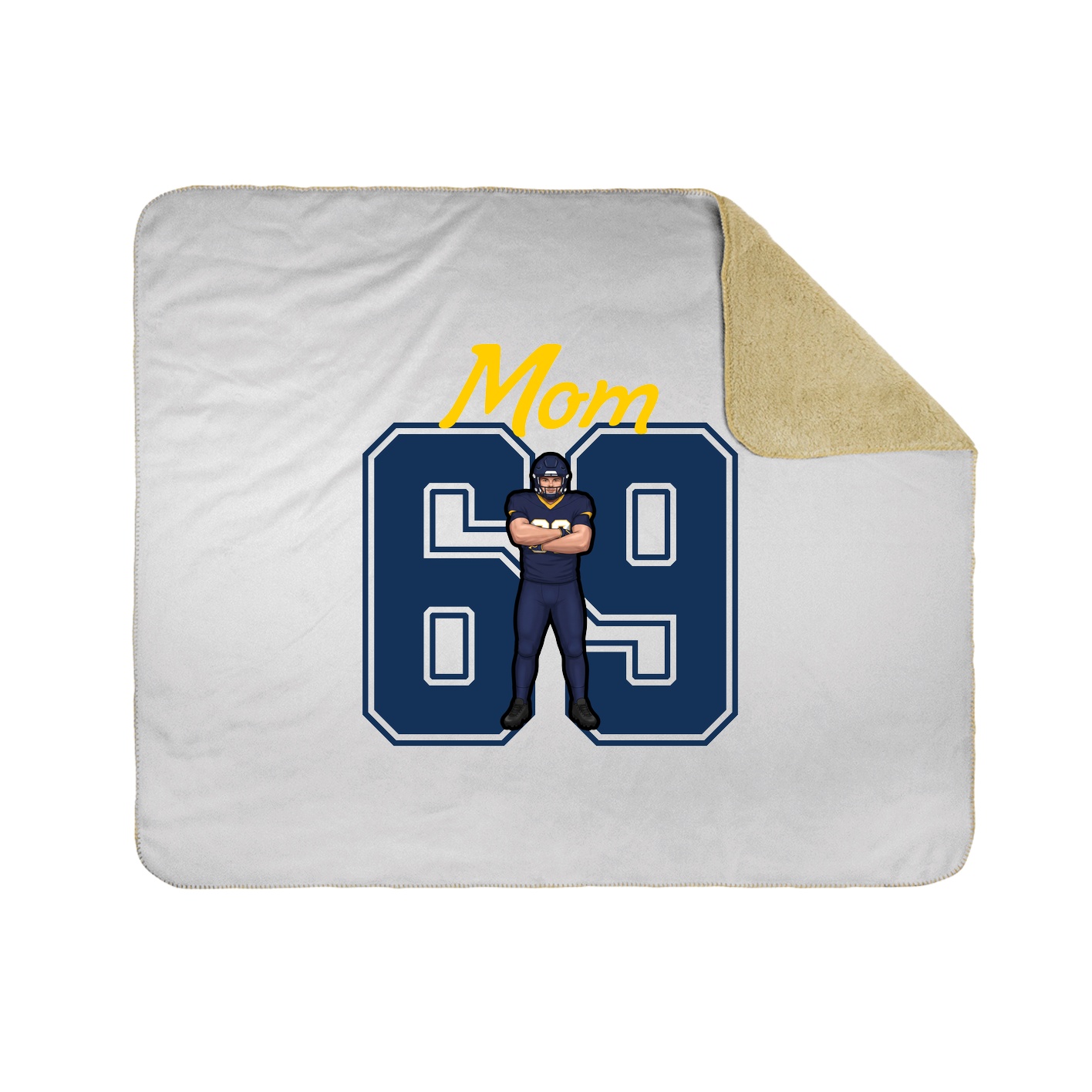 Throw Blanket — Mothers Day Shirsey in White