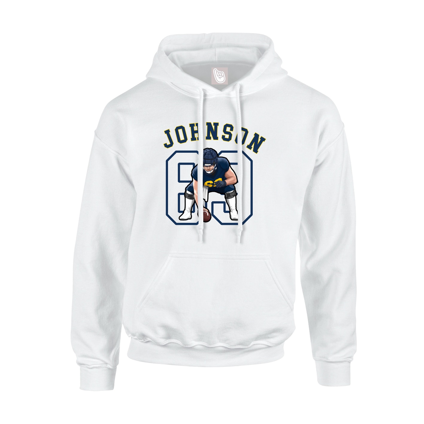 Hoodie — Shirsey Arch in White