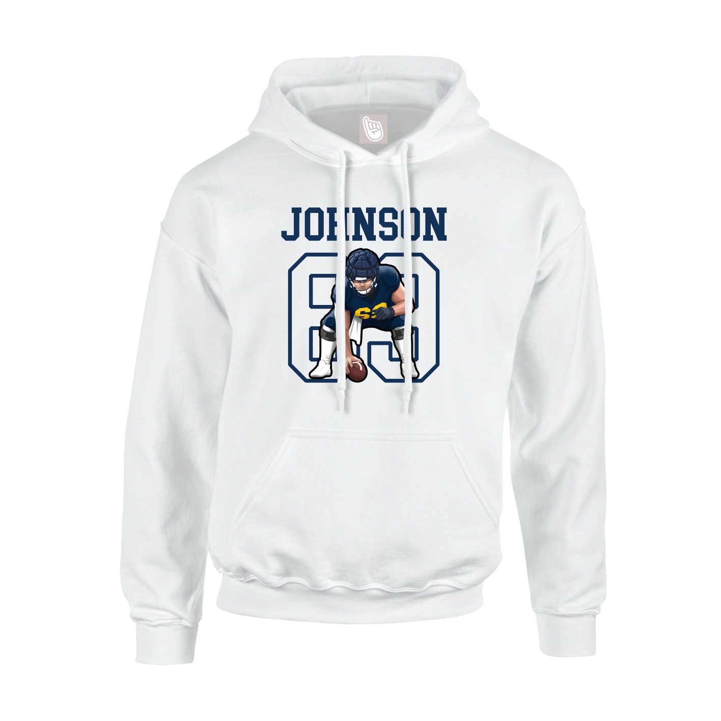 Hoodie — Shirsey in White