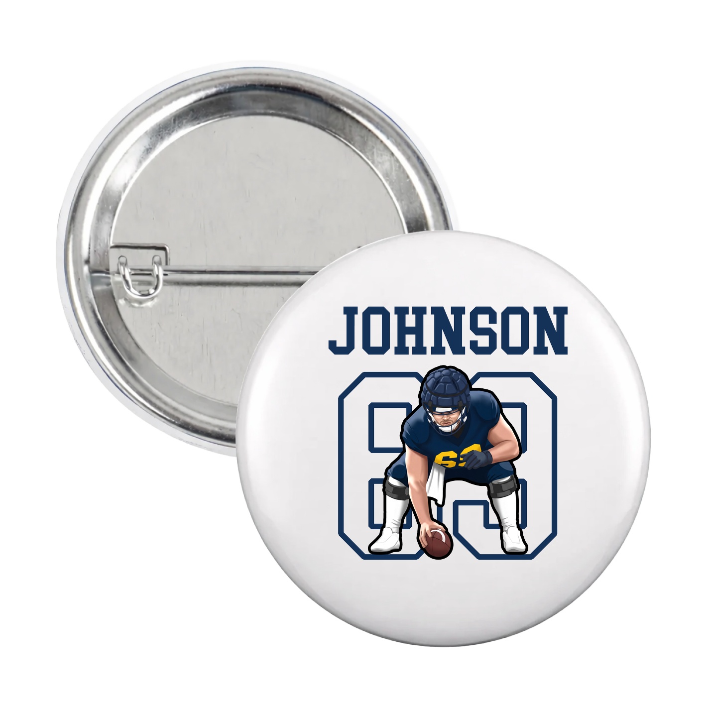 Game Day Button — Shirsey in White