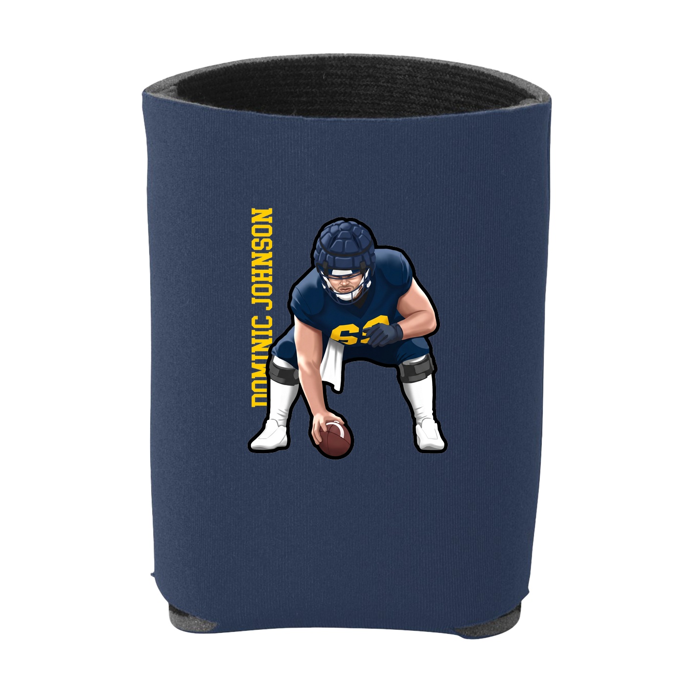 Can Holder — Name Vertical in Navy