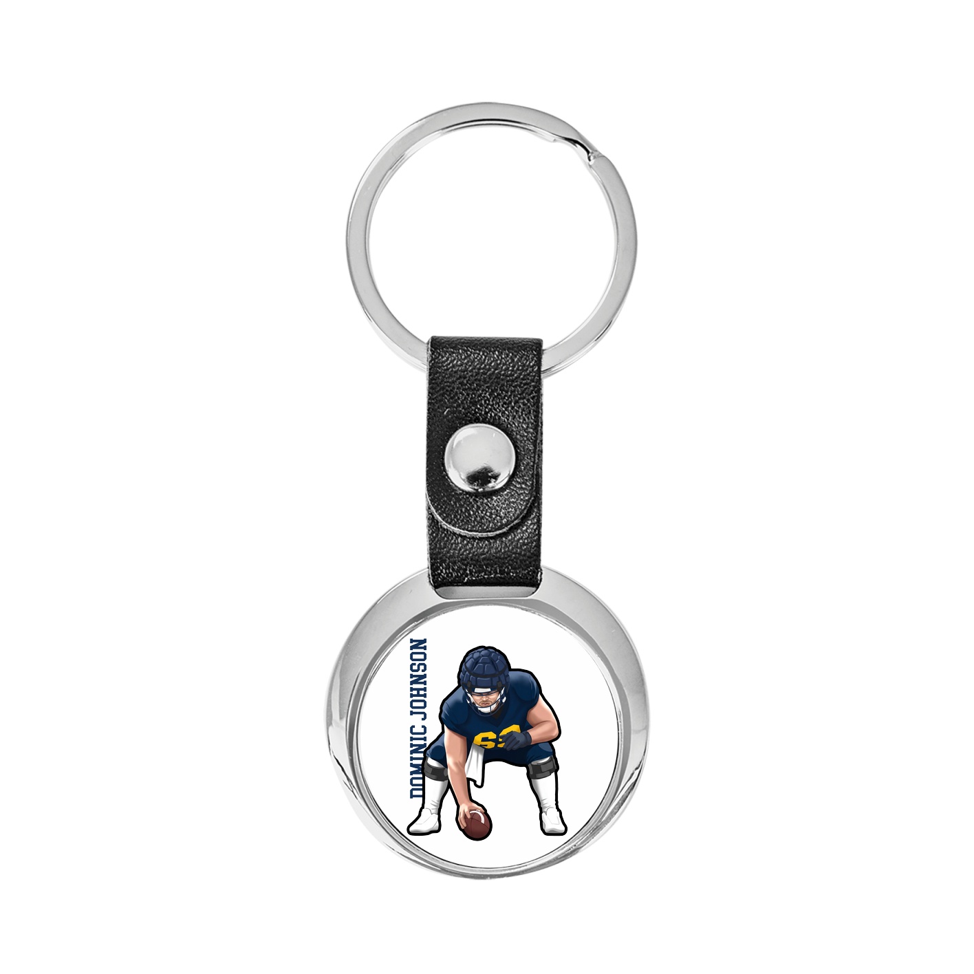 Key Chain — Name Vertical in Classic