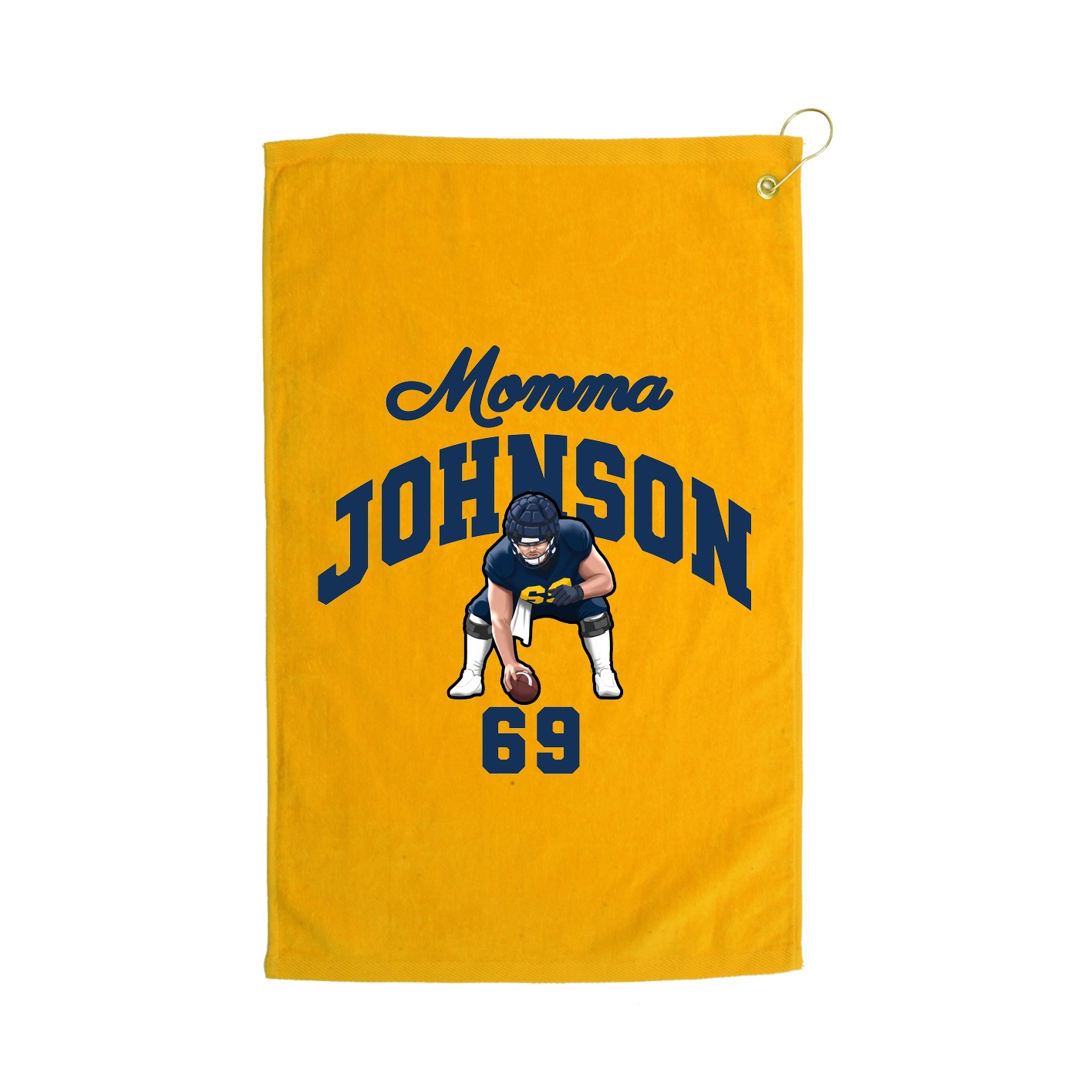 Golf Towel — Mothers Day Arch in Gold
