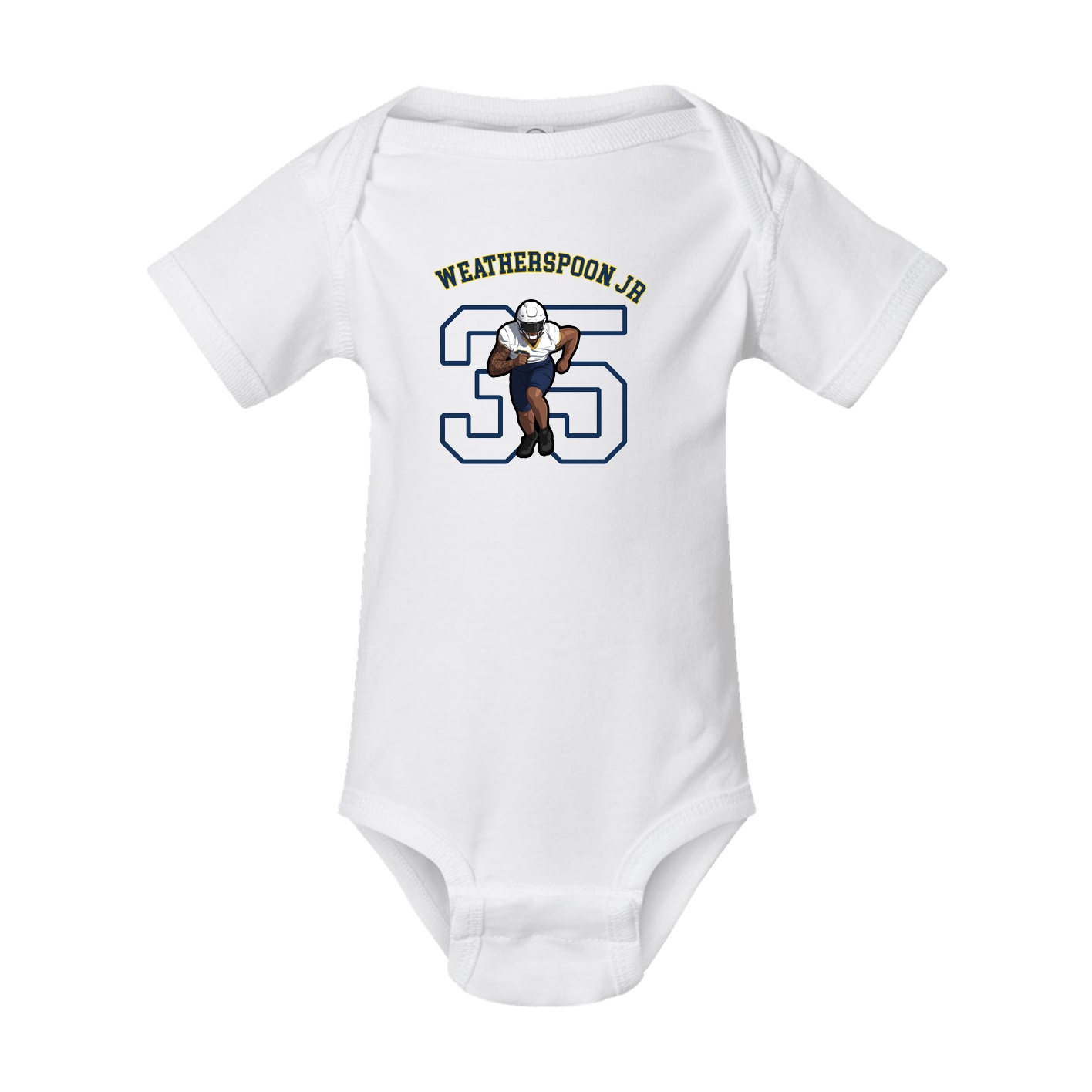 Baby Onesie — Shirsey Arch in White