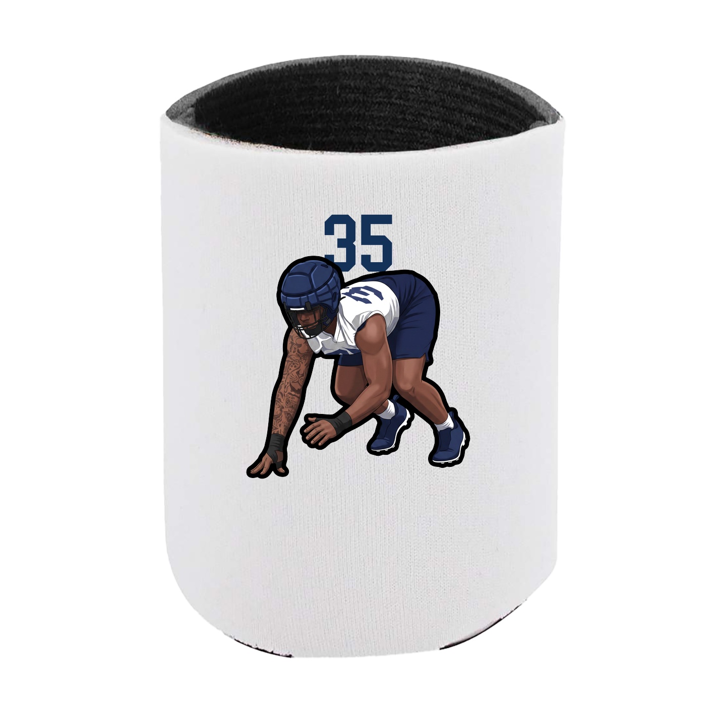 Can Holder — Number Top in White