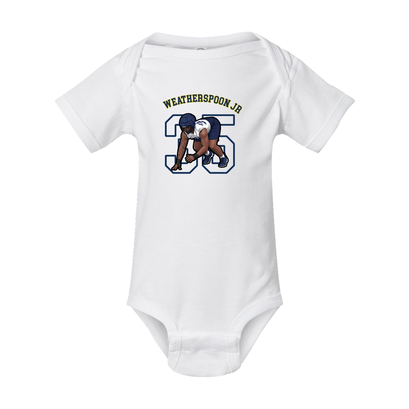 Baby Onesie — Shirsey Arch in White