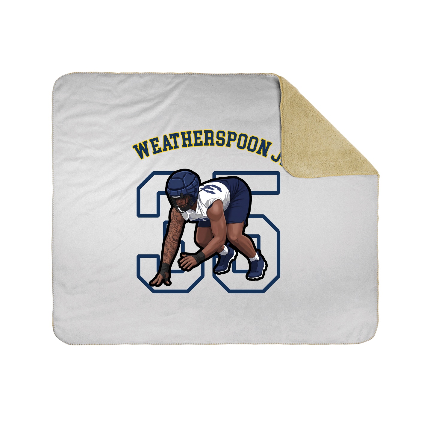 Throw Blanket — Shirsey Arch in White