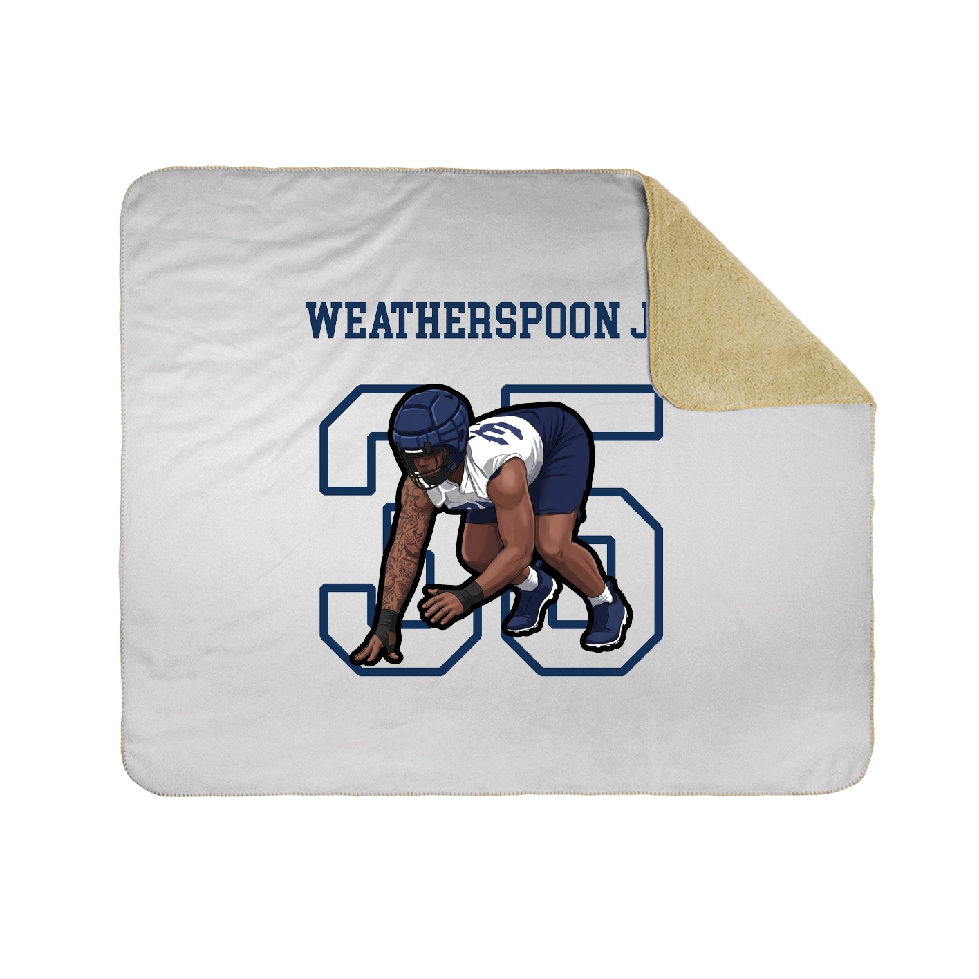 Throw Blanket — Shirsey in White