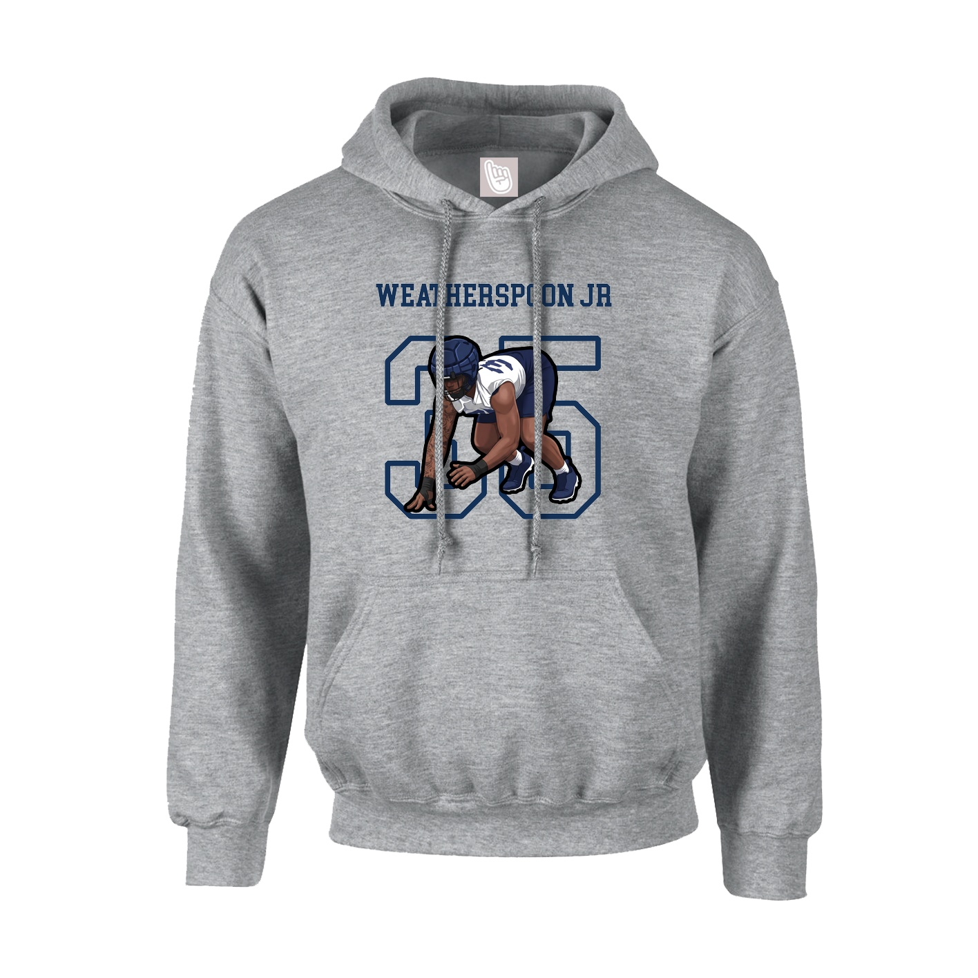 Hoodie — Shirsey in Grey
