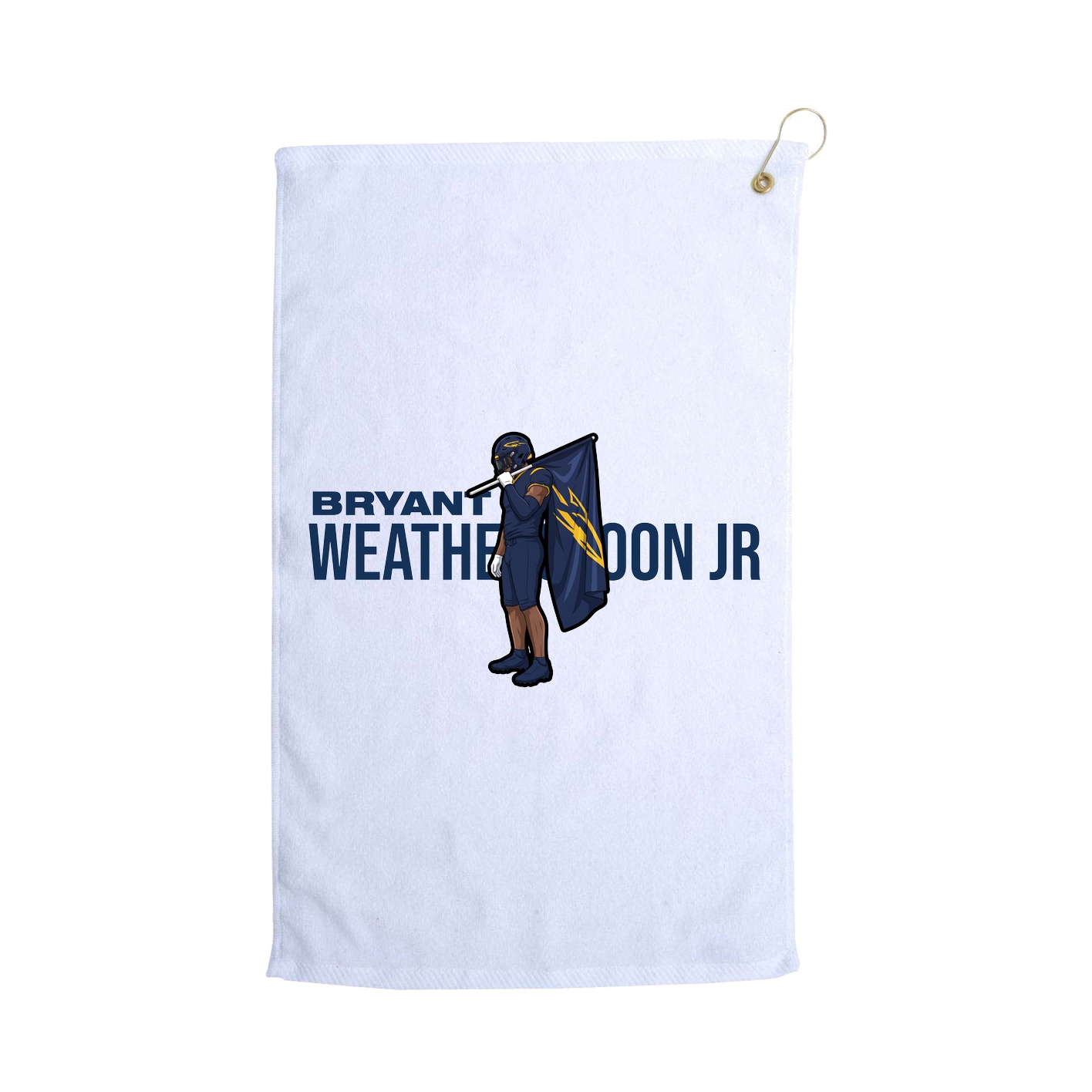 Golf Towel — Player Name in White