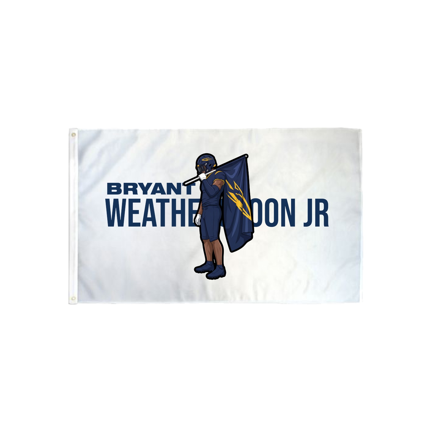 3x5 Flag — Player Name in Classic