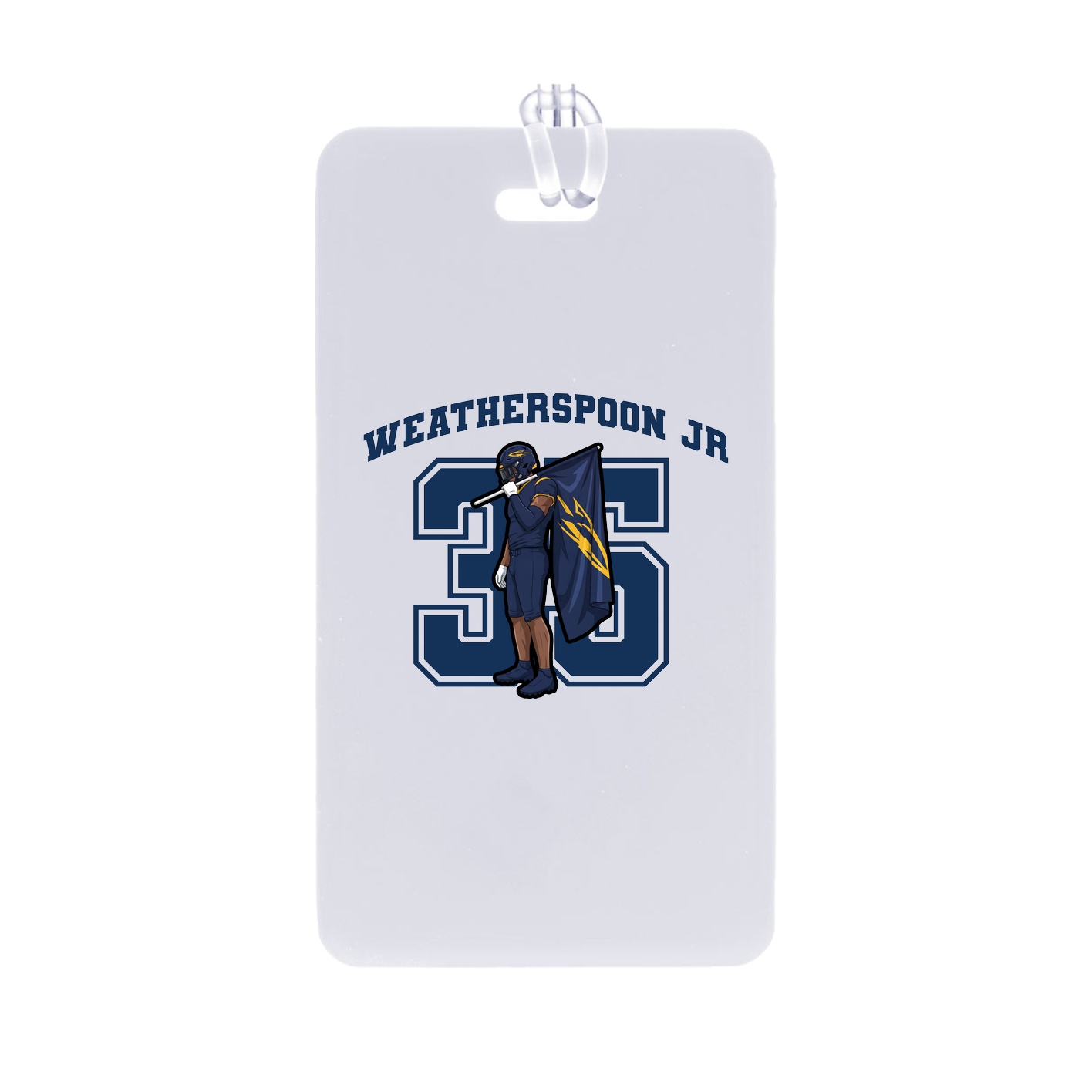Bag Tag — Number in Classic