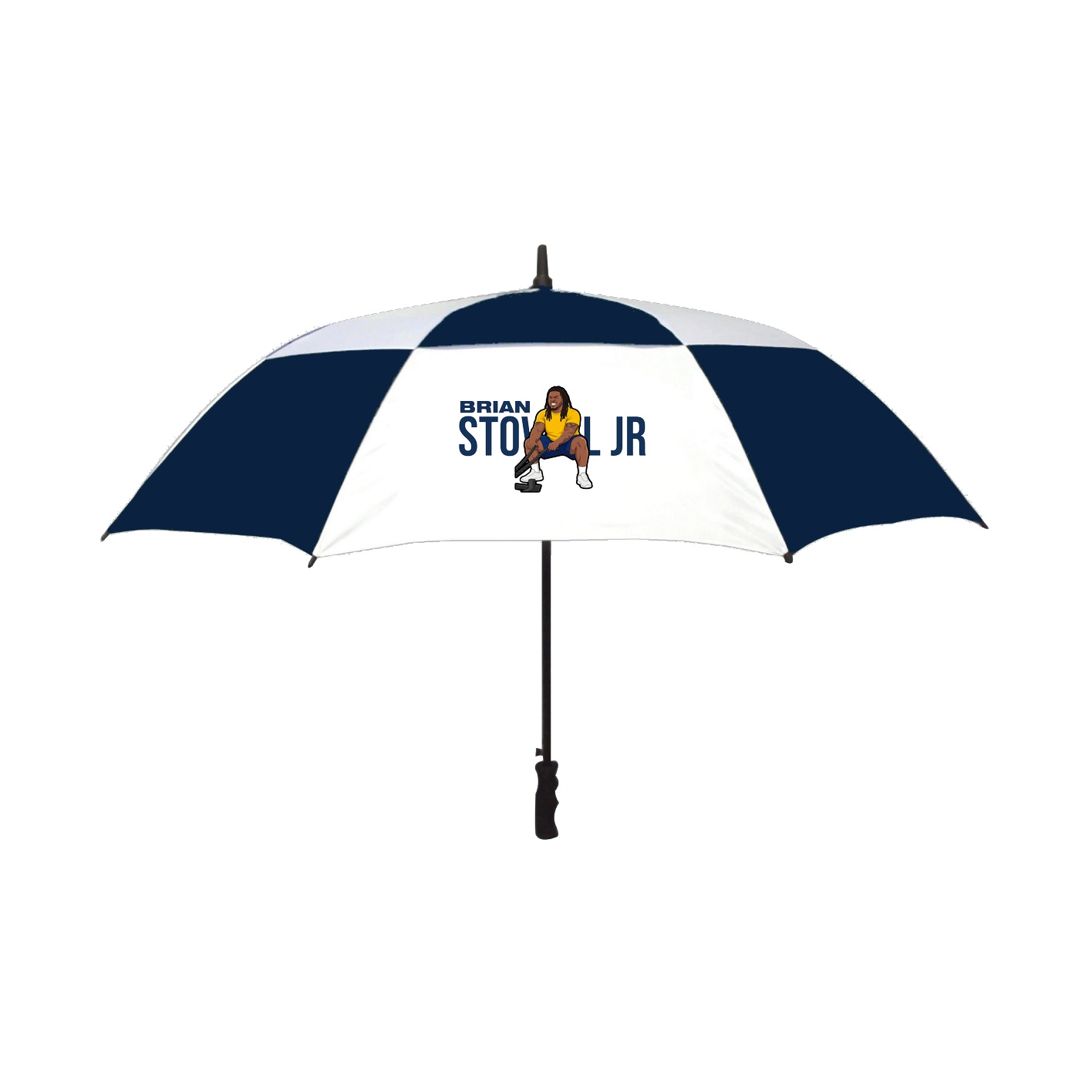 Golf Umbrella — Player Name in Navy