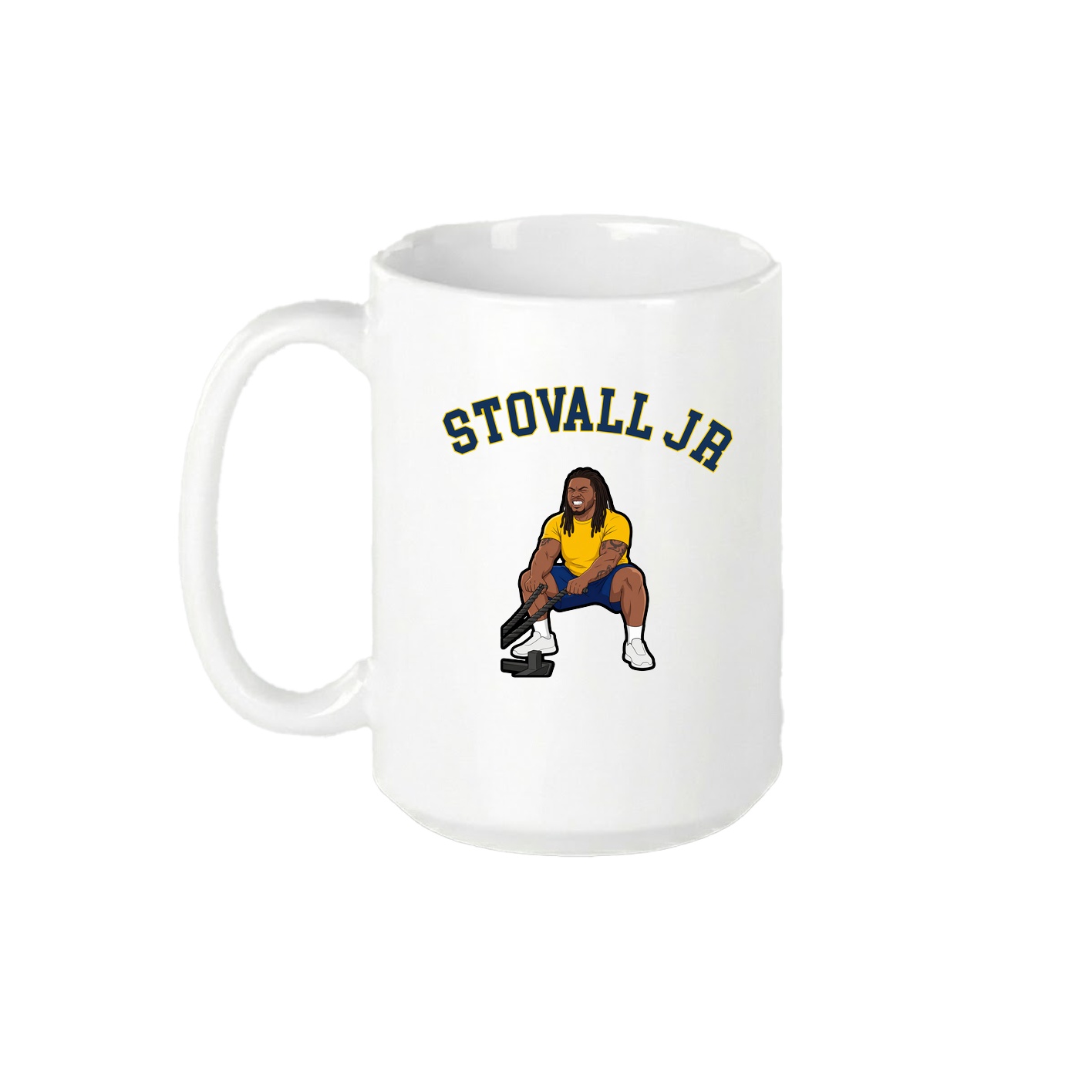 15oz Coffee Mug — Shirsey Arch in White