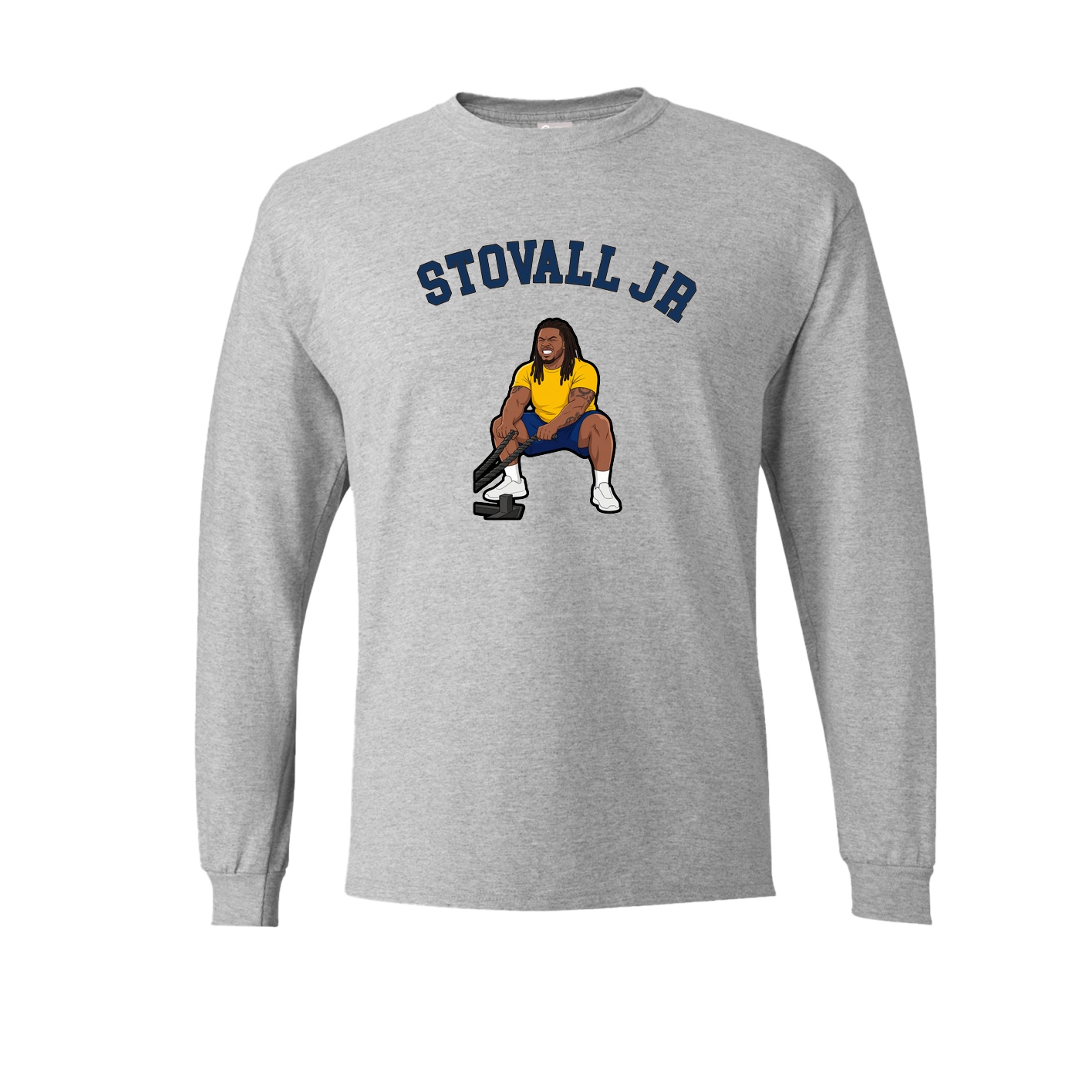 Long Sleeve Tee — Shirsey Arch in Grey