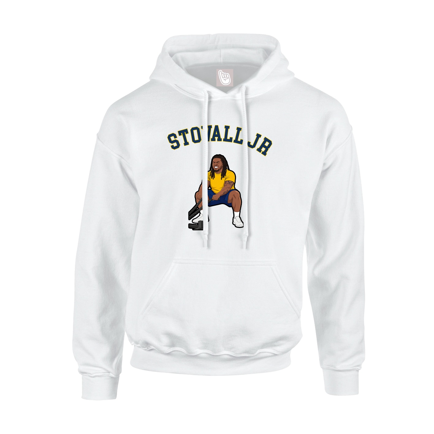Hoodie — Shirsey Arch in White