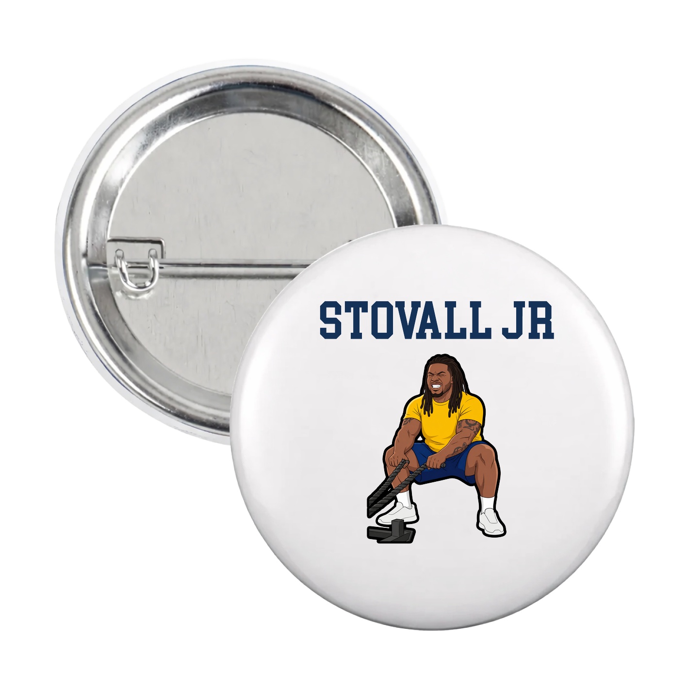 Game Day Button — Shirsey in White