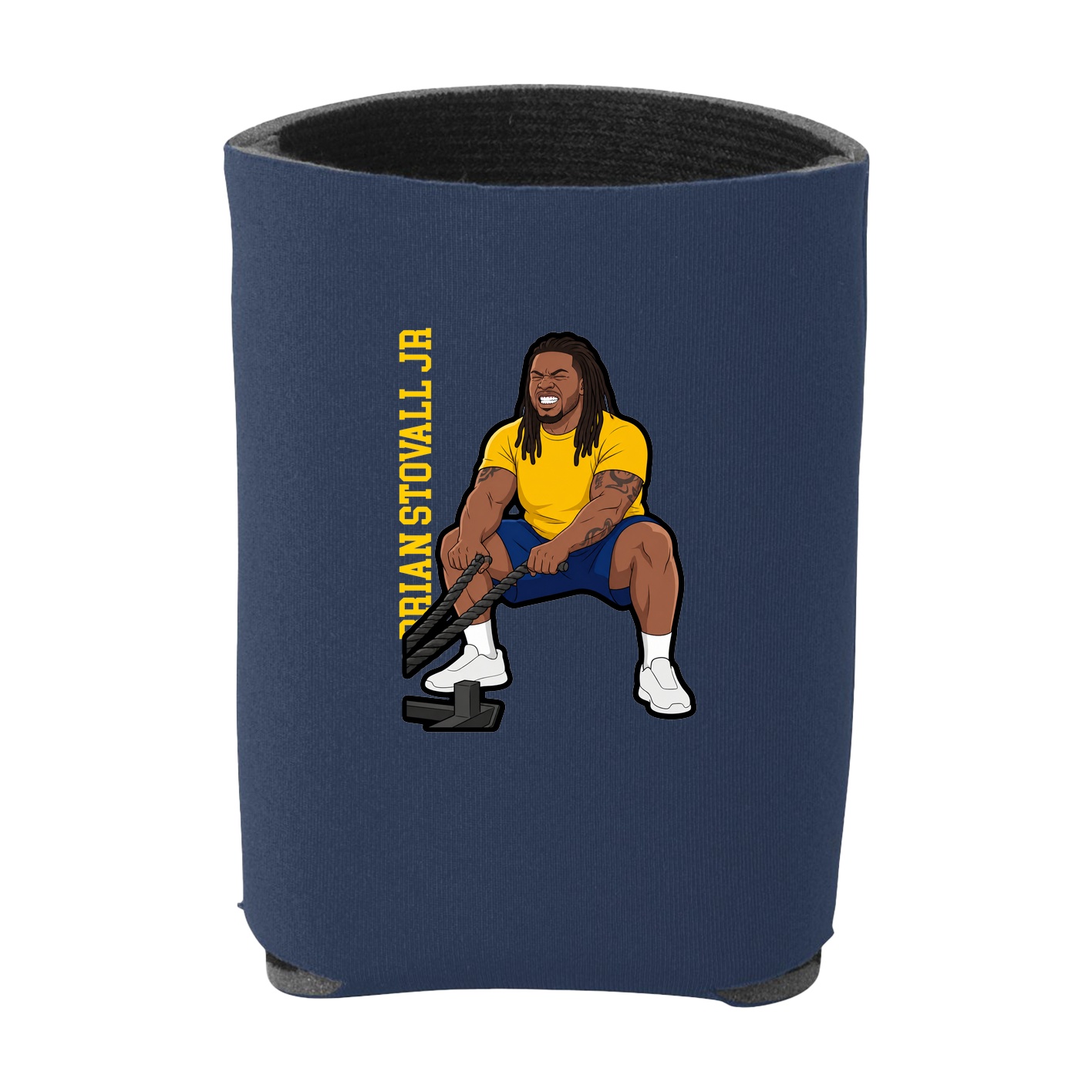 Can Holder — Name Vertical in Navy