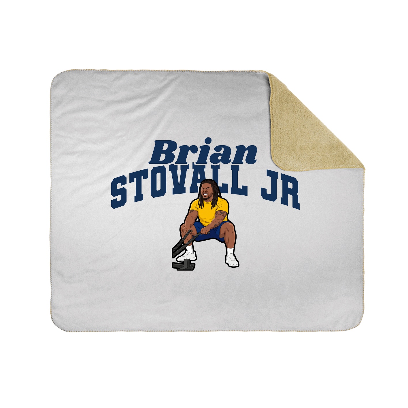 Throw Blanket — Signature Arch in White
