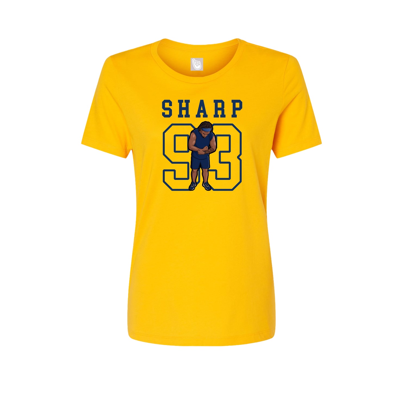 Fitted Women's Tee — Shirsey in Gold