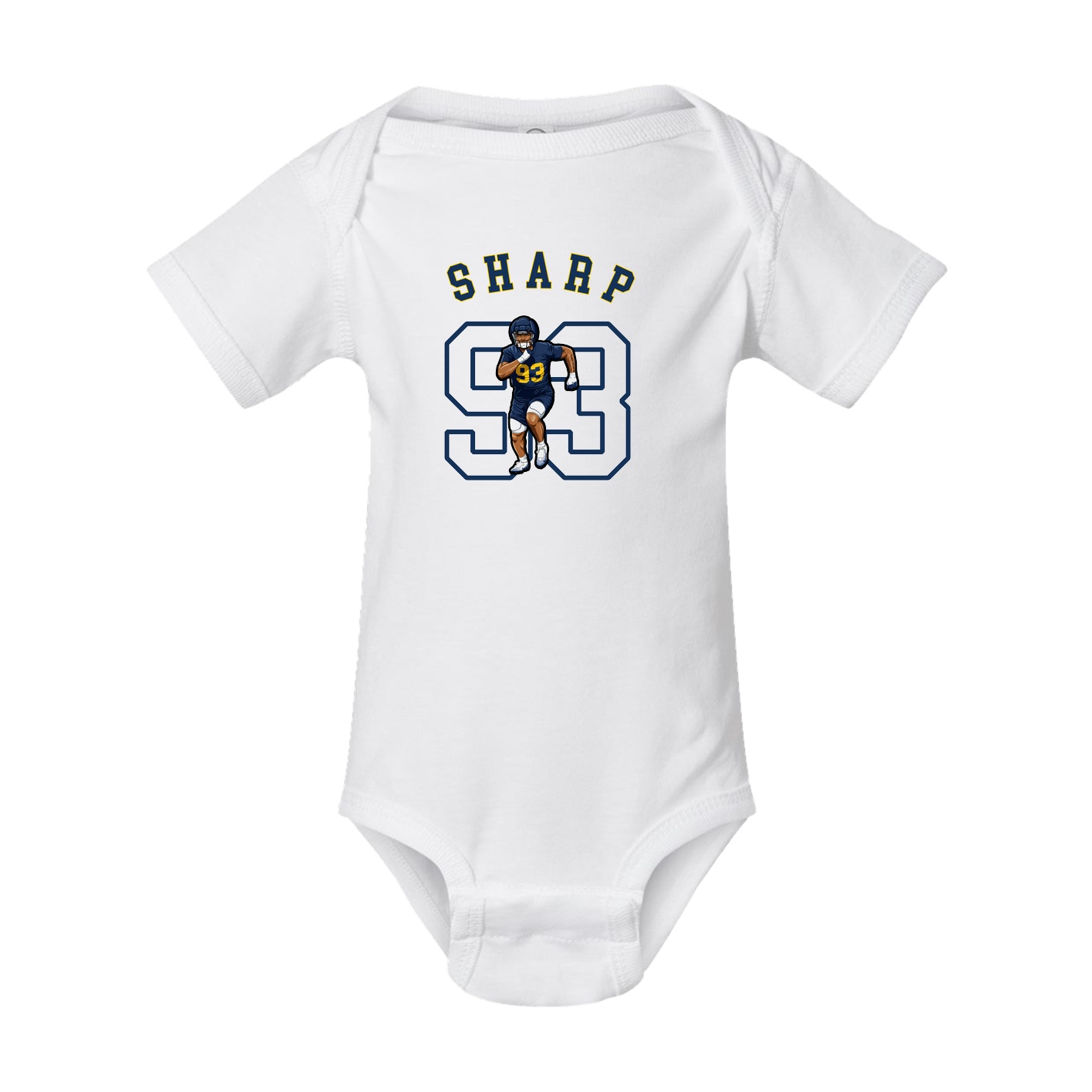 Baby Onesie — Shirsey Arch in White