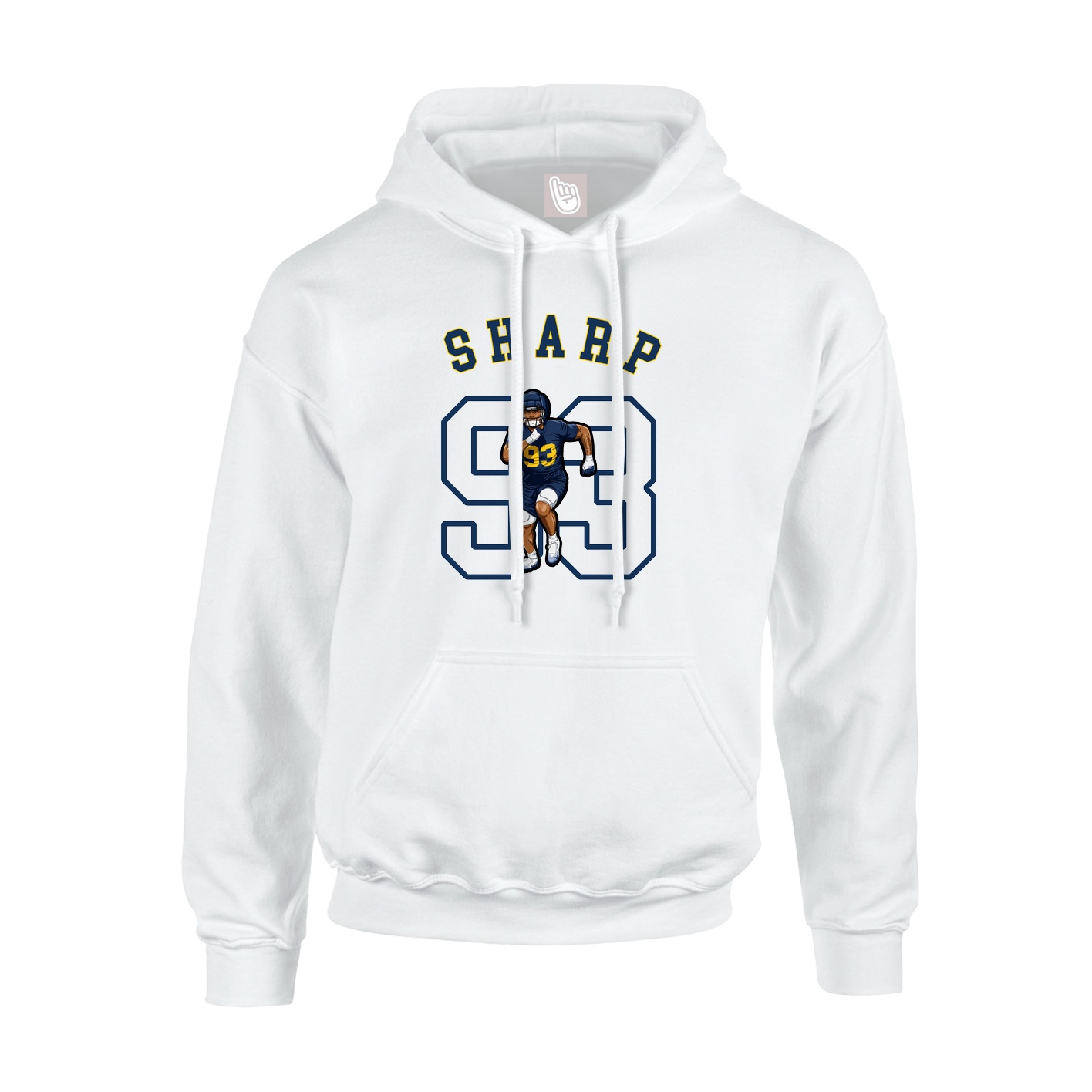 Hoodie — Shirsey Arch in White