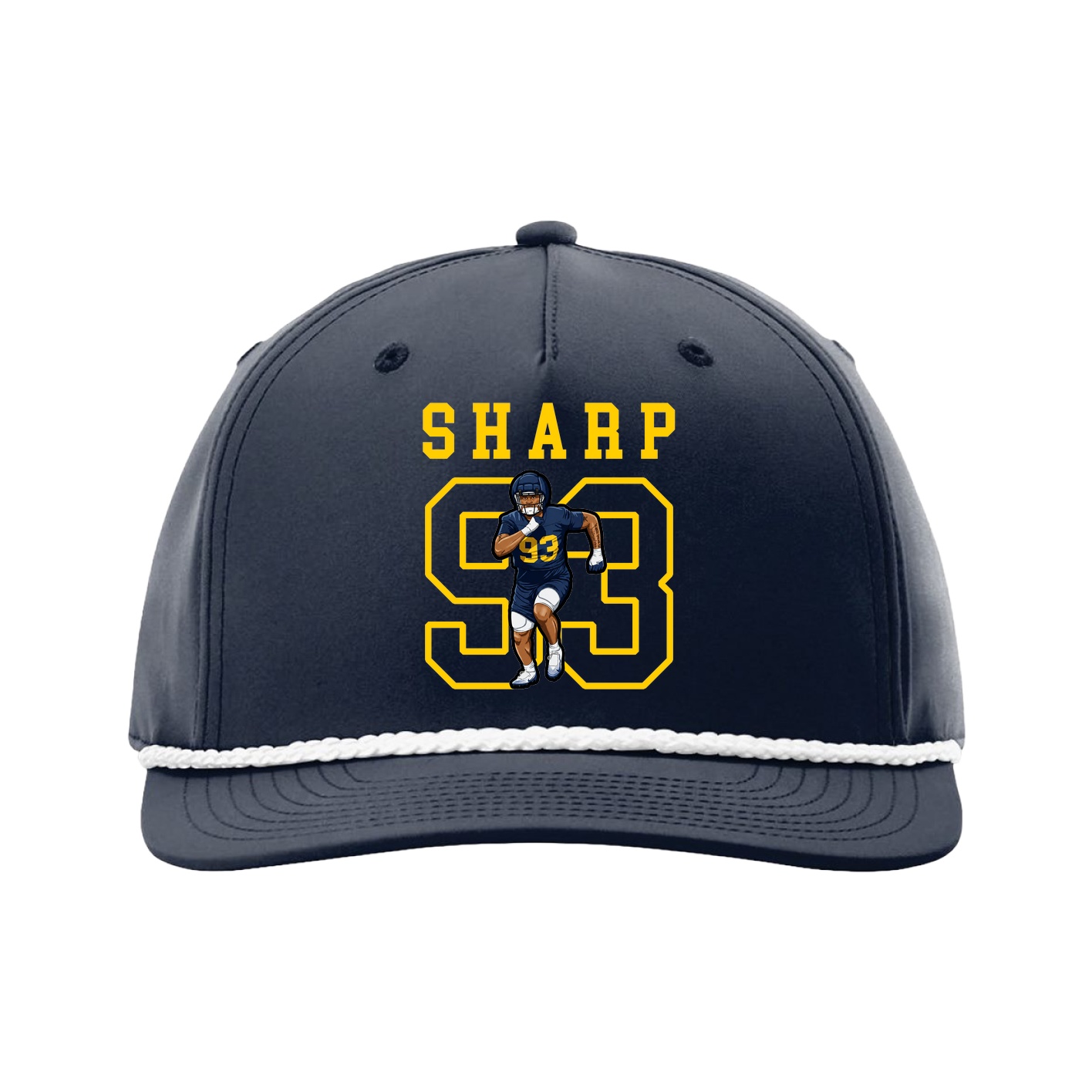 Five-Panel Classic Rope Cap — Shirsey in Navy