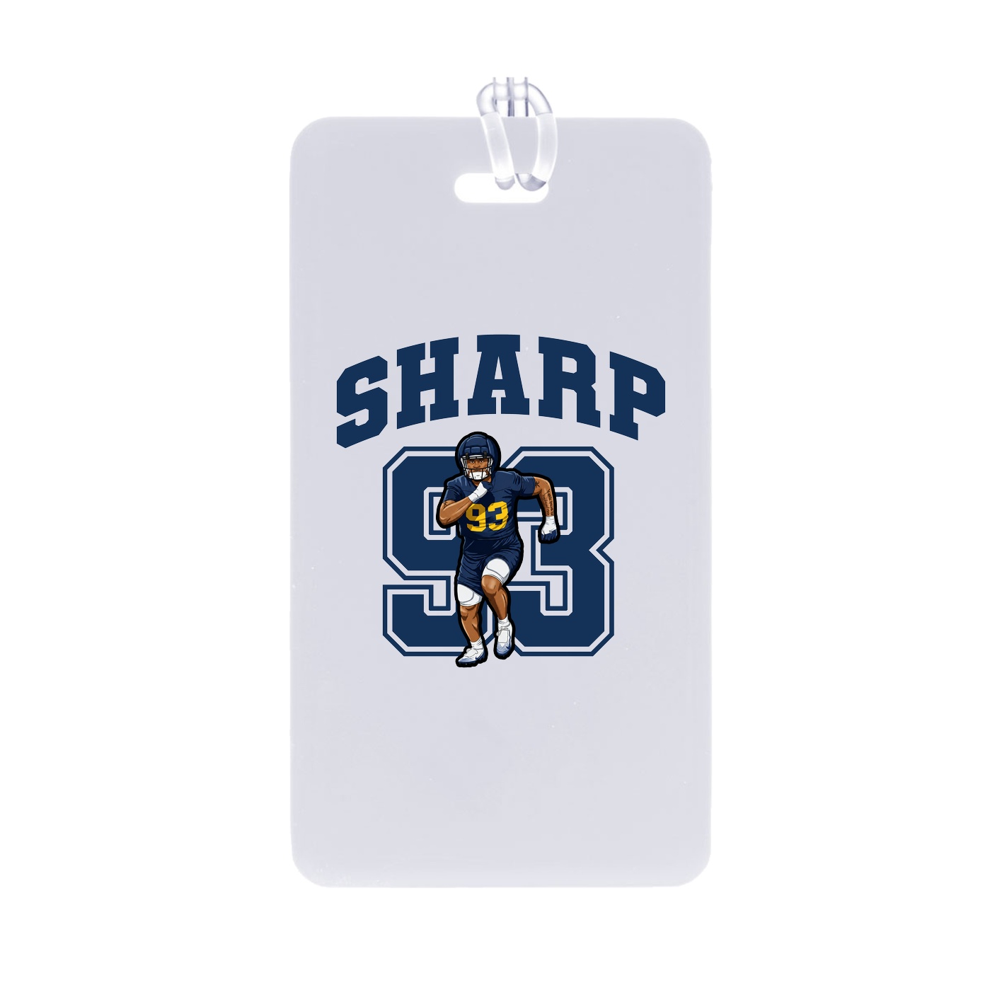 Bag Tag — Number in Classic
