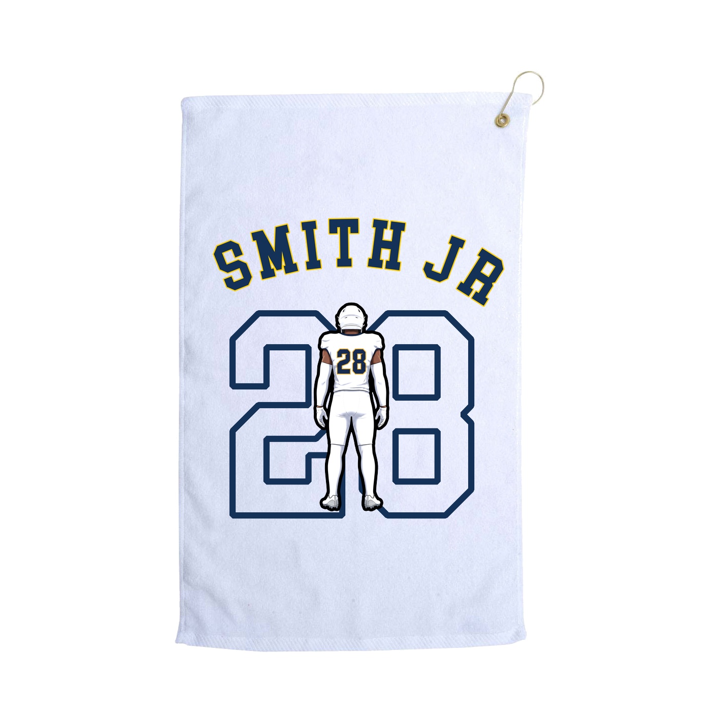 Golf Towel — Shirsey Arch in White