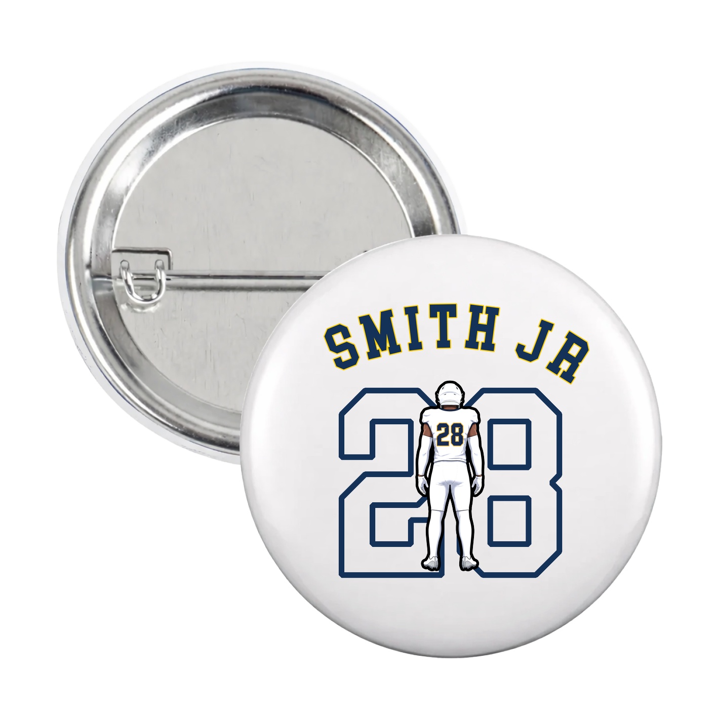 Game Day Button — Shirsey Arch in White