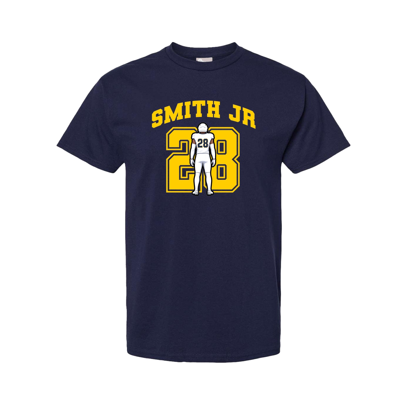 Tee — Number in Navy