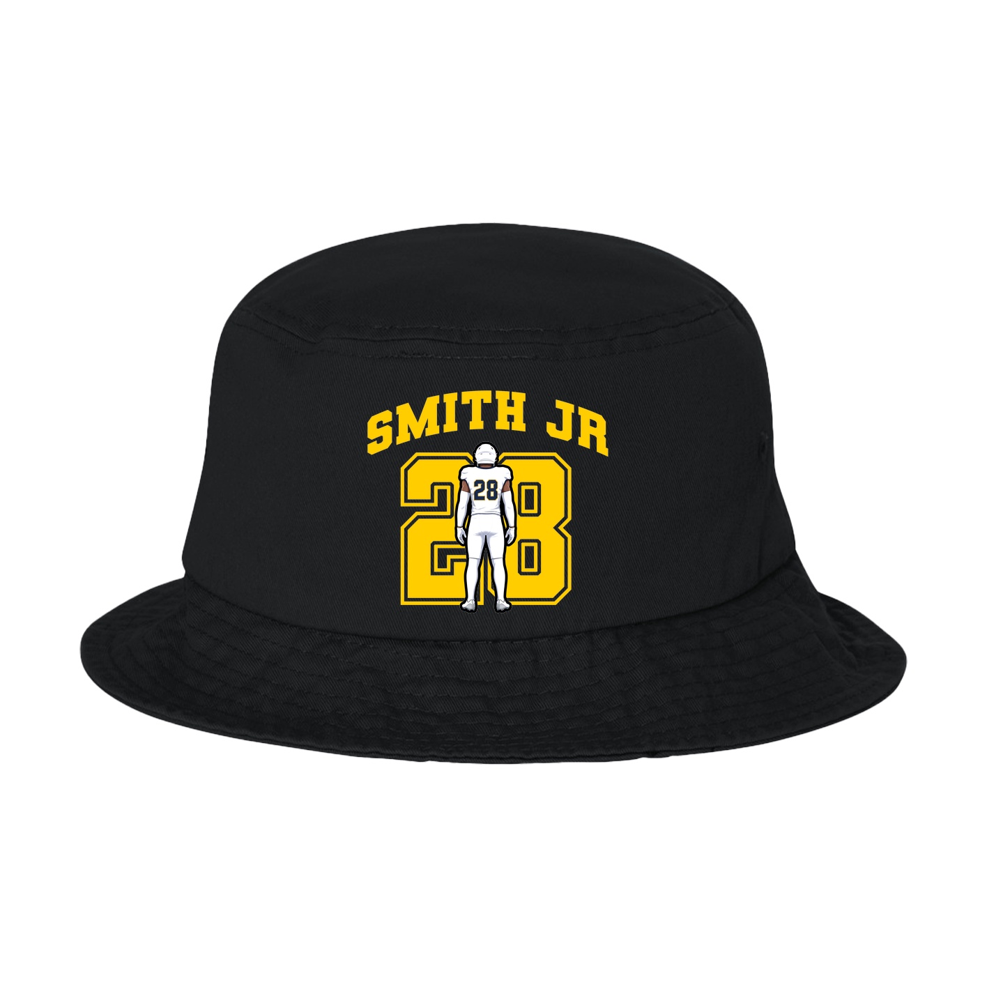 Bucket Cap — Number in Black